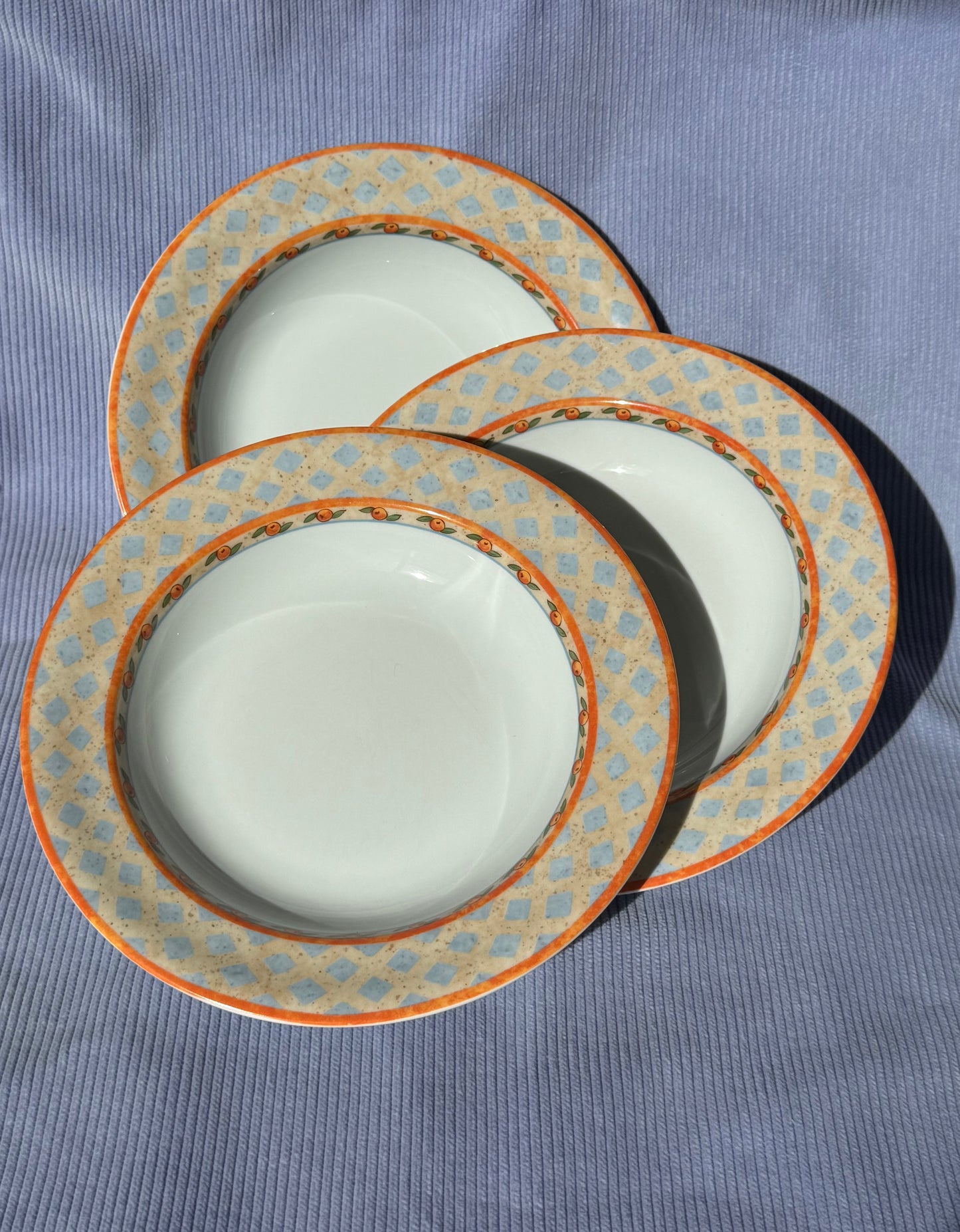 Trois assiettes creuses Villeroy & Boch Gallo Design Switch 4 Navarra