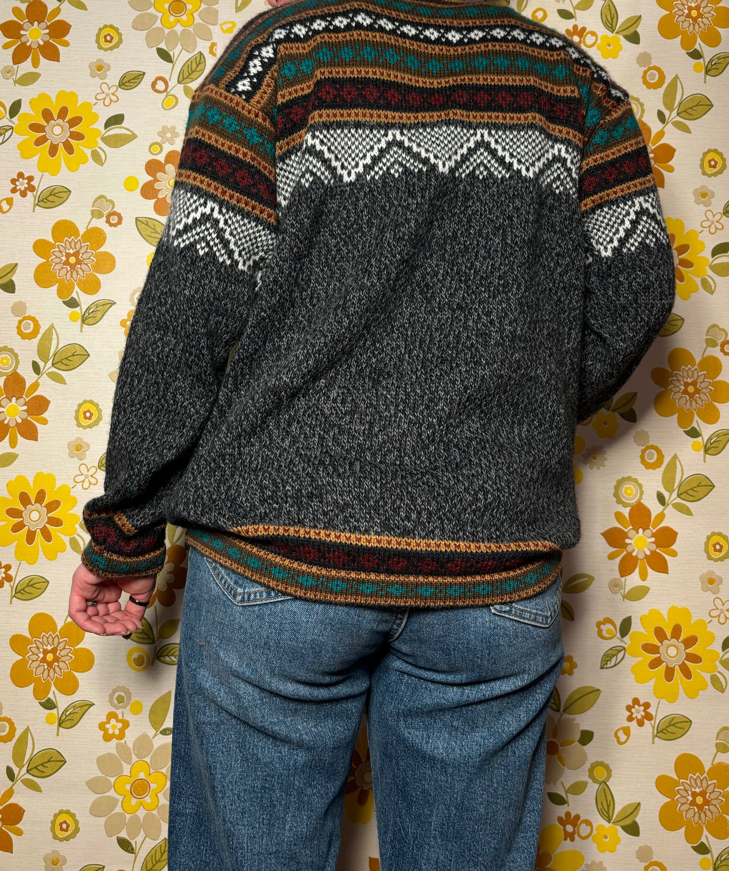 Pull d'hiver doux à motifs T.S-M