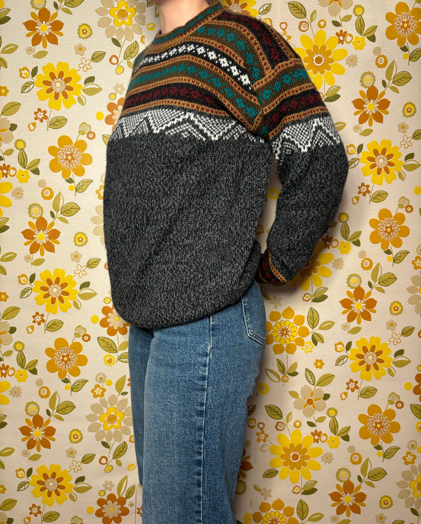 Pull d'hiver doux à motifs T.S-M