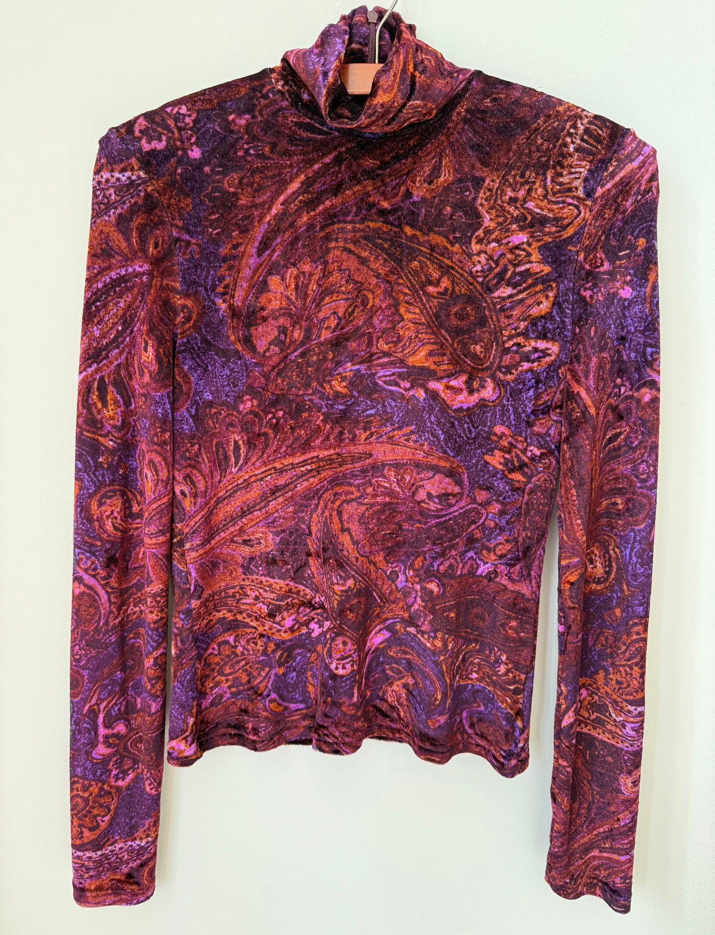 T-shirt à manches longues en velours Kenzo Jungle T.M
