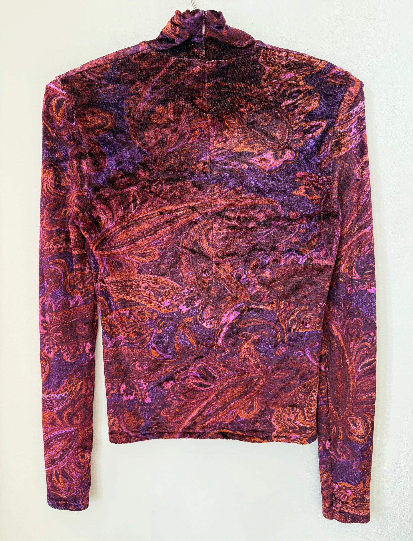 T-shirt à manches longues en velours Kenzo Jungle T.M