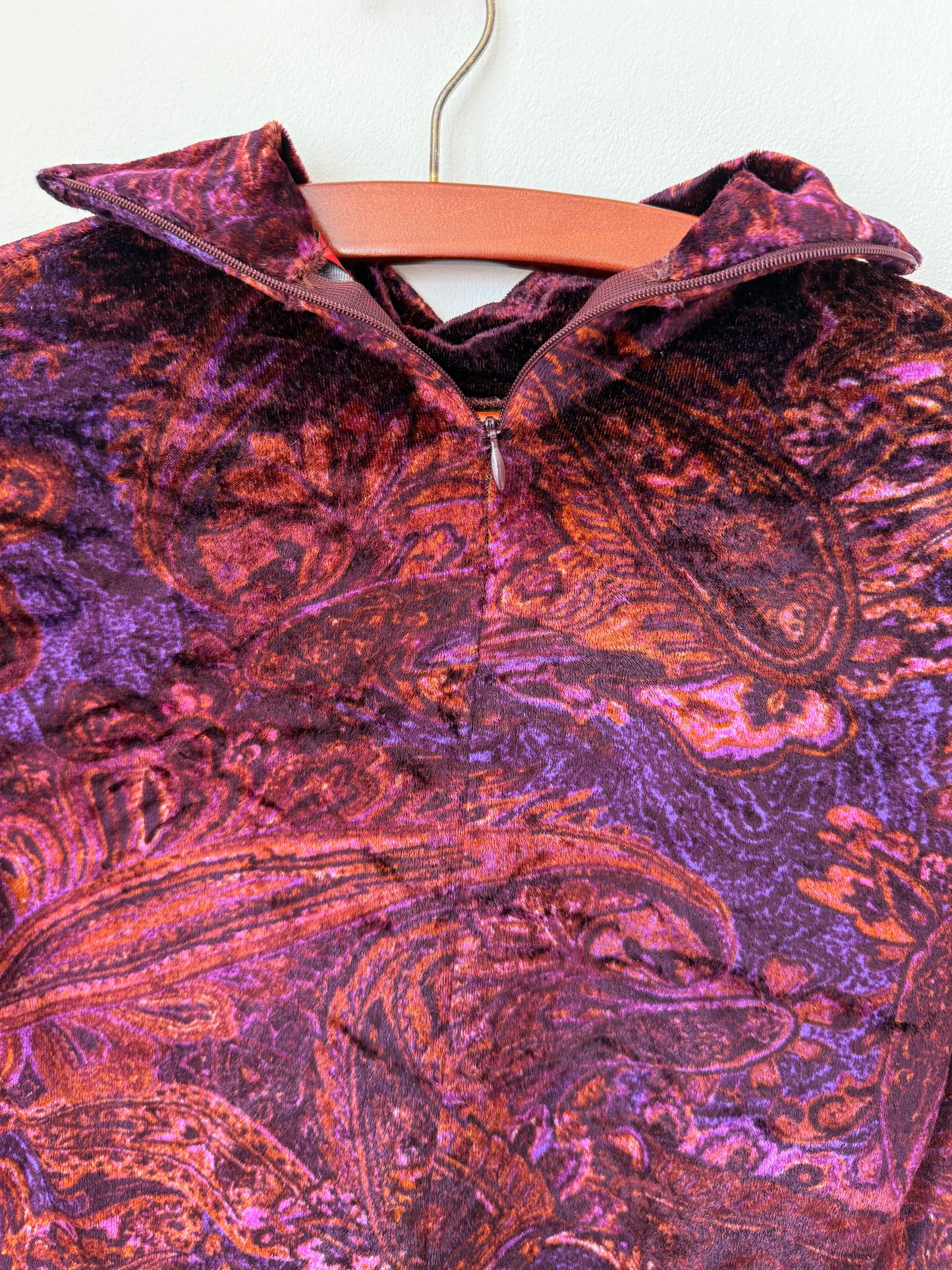 T-shirt à manches longues en velours Kenzo Jungle T.M