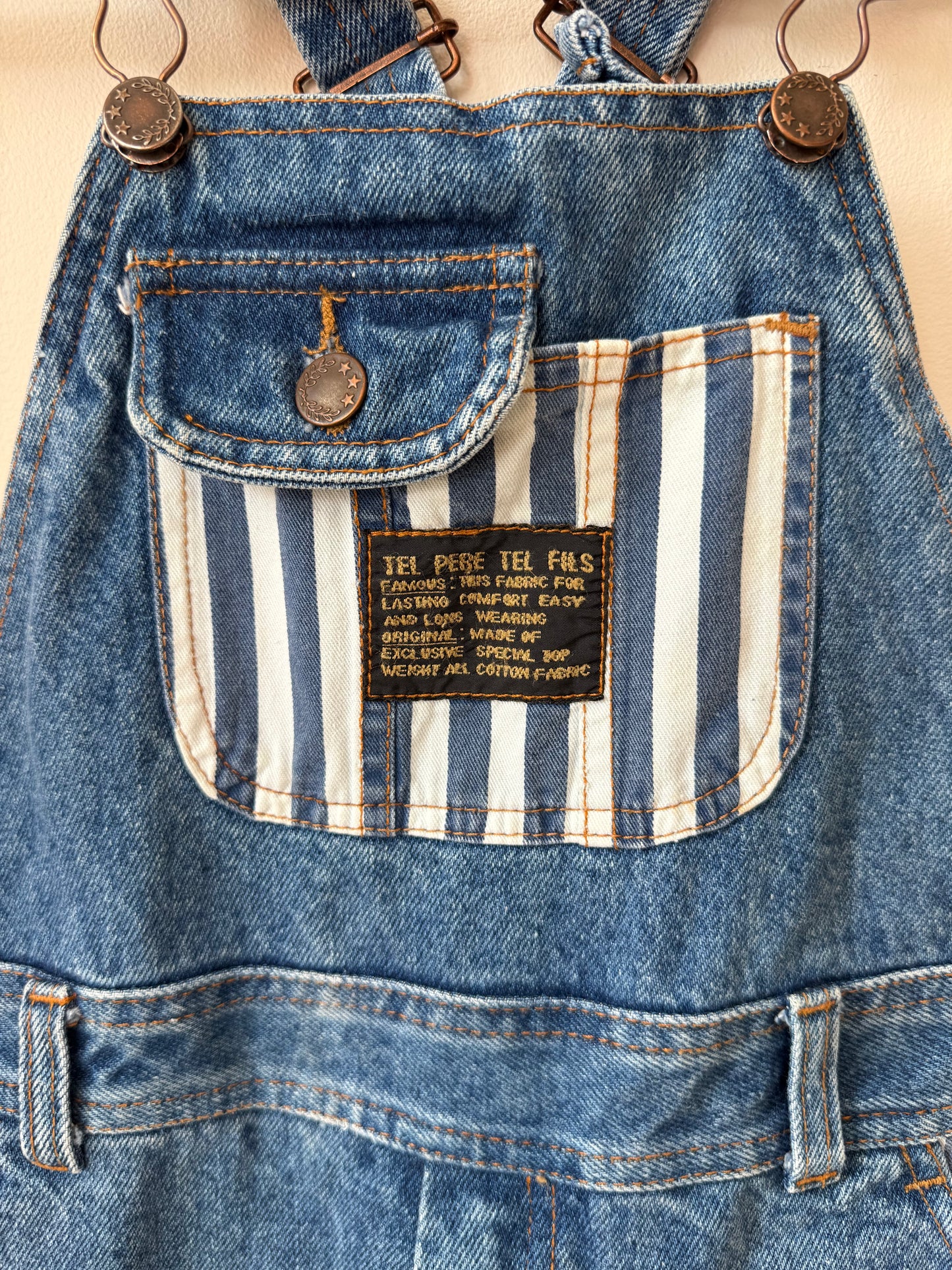 Salopette 90s en jeans Tel Père Tel Fils T.10-12 ans