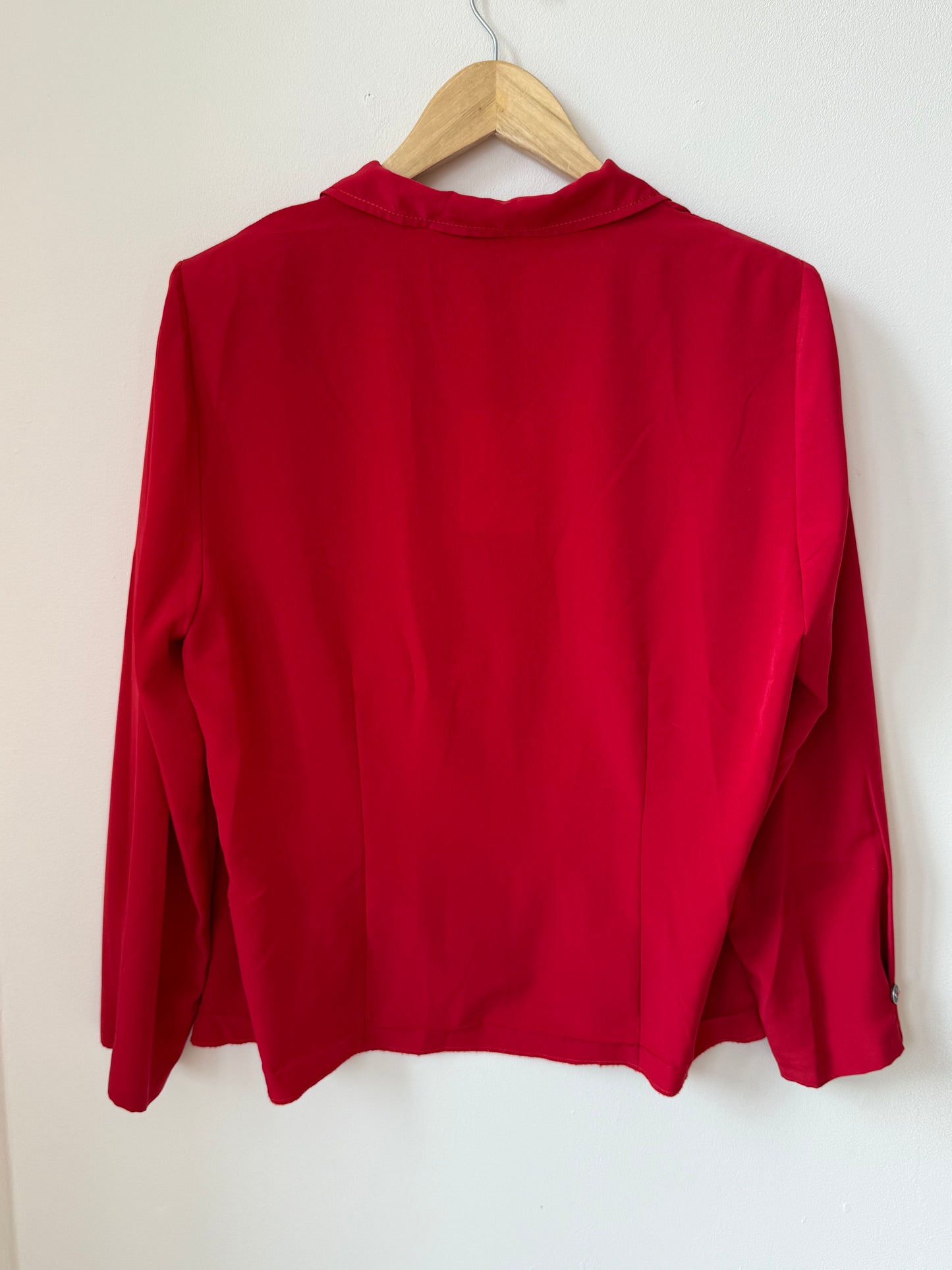 Chemise rouge avec épaulettes France Rivoire T.M