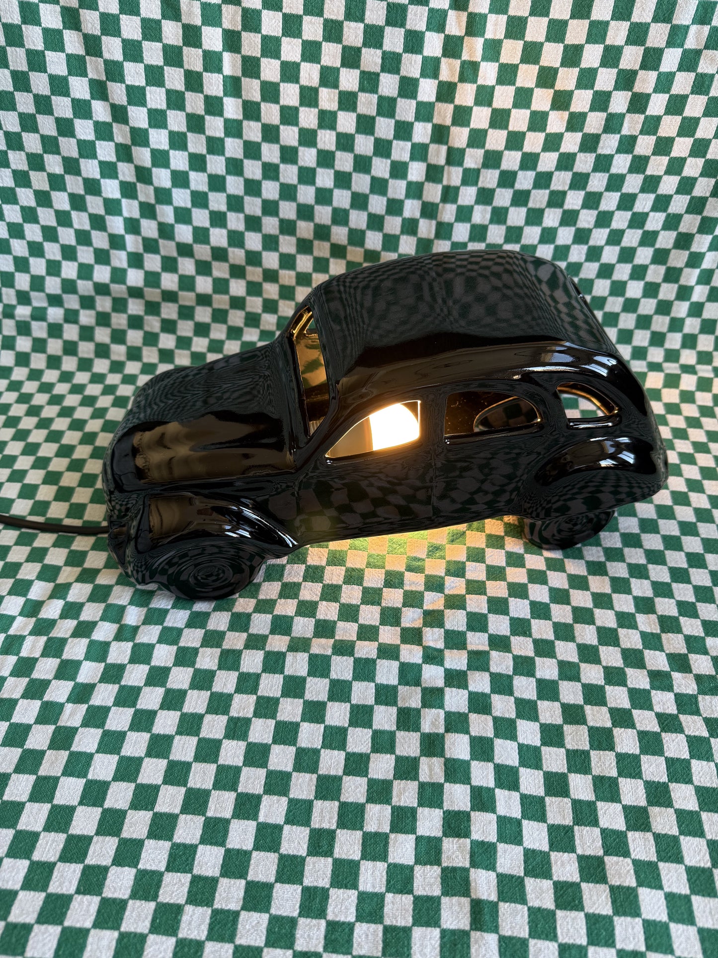 Lampe voiture noire en céramique Steinebach Leuchten