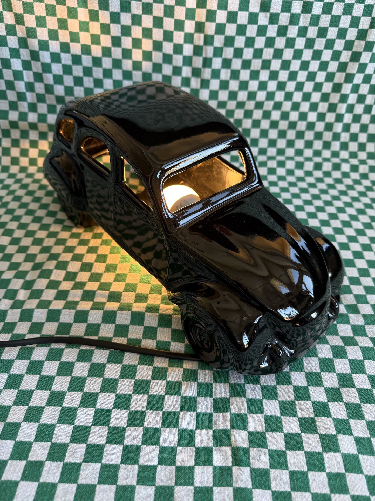 Lampe voiture noire en céramique Steinebach Leuchten