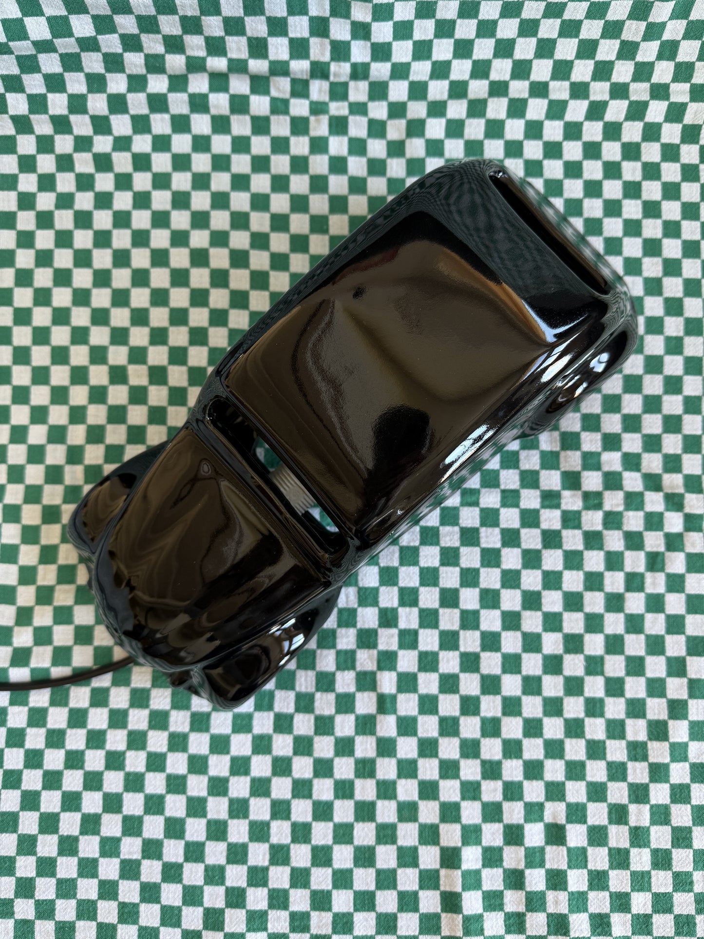 Lampe voiture noire en céramique Steinebach Leuchten