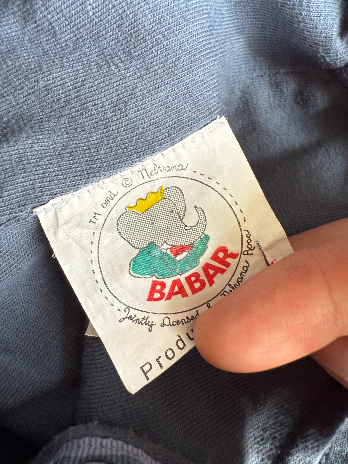 Ensemble salopette + pull Babar Production Z T.12 mois
