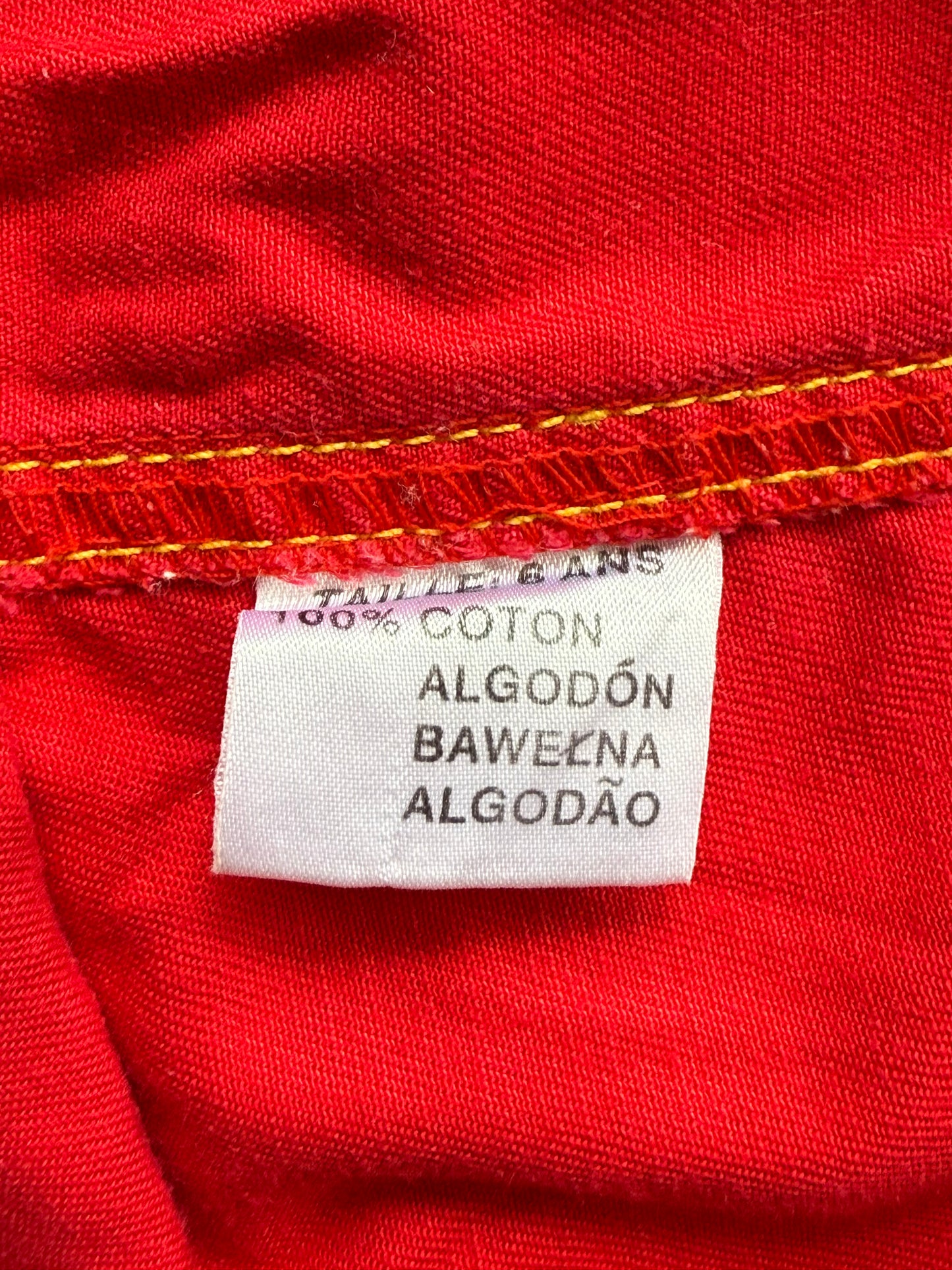 Salopette rouge Chapeau Pointu T.6 ans