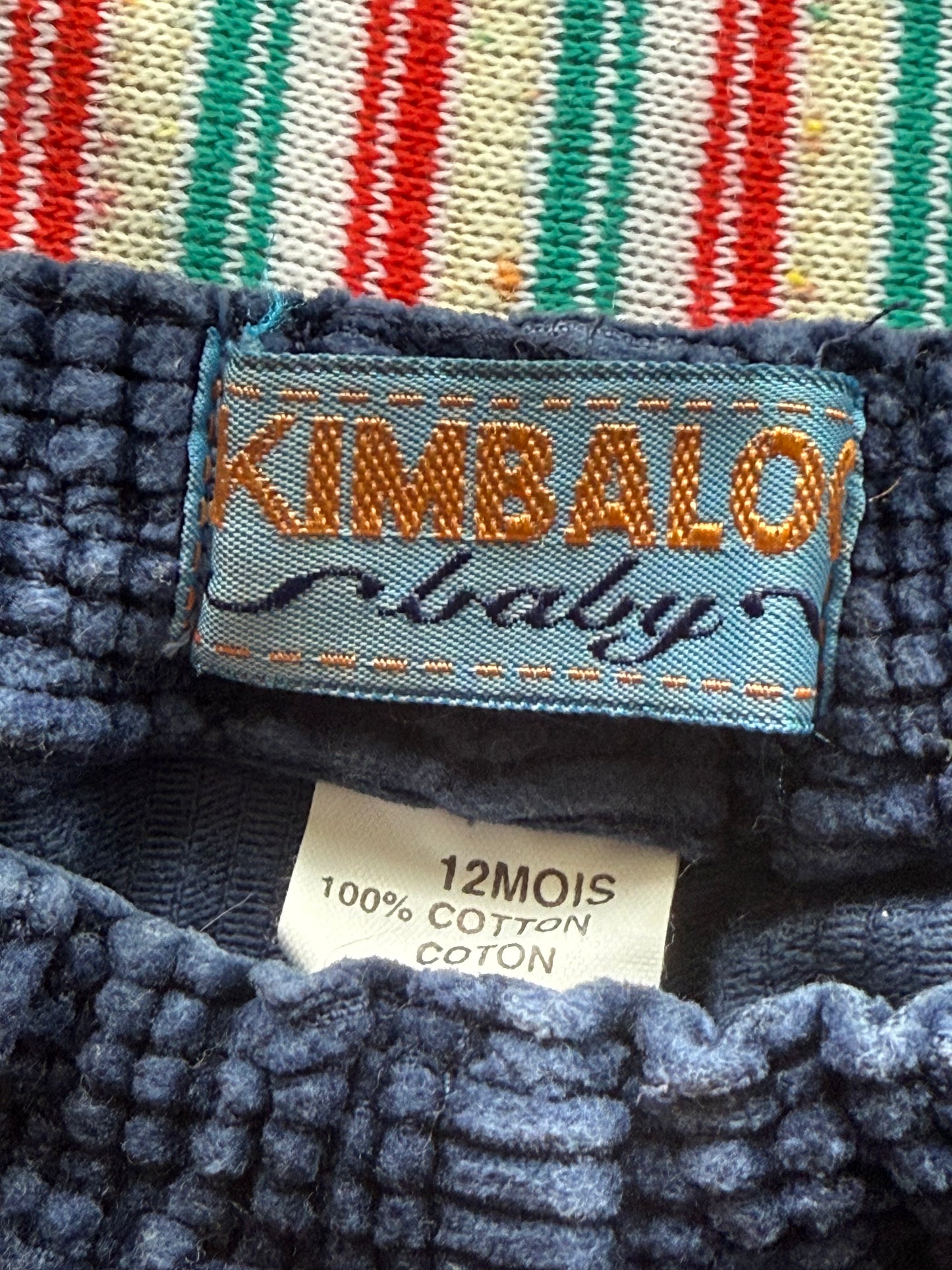 Pantalon en velours Kimbaloo Baby T.12 mois