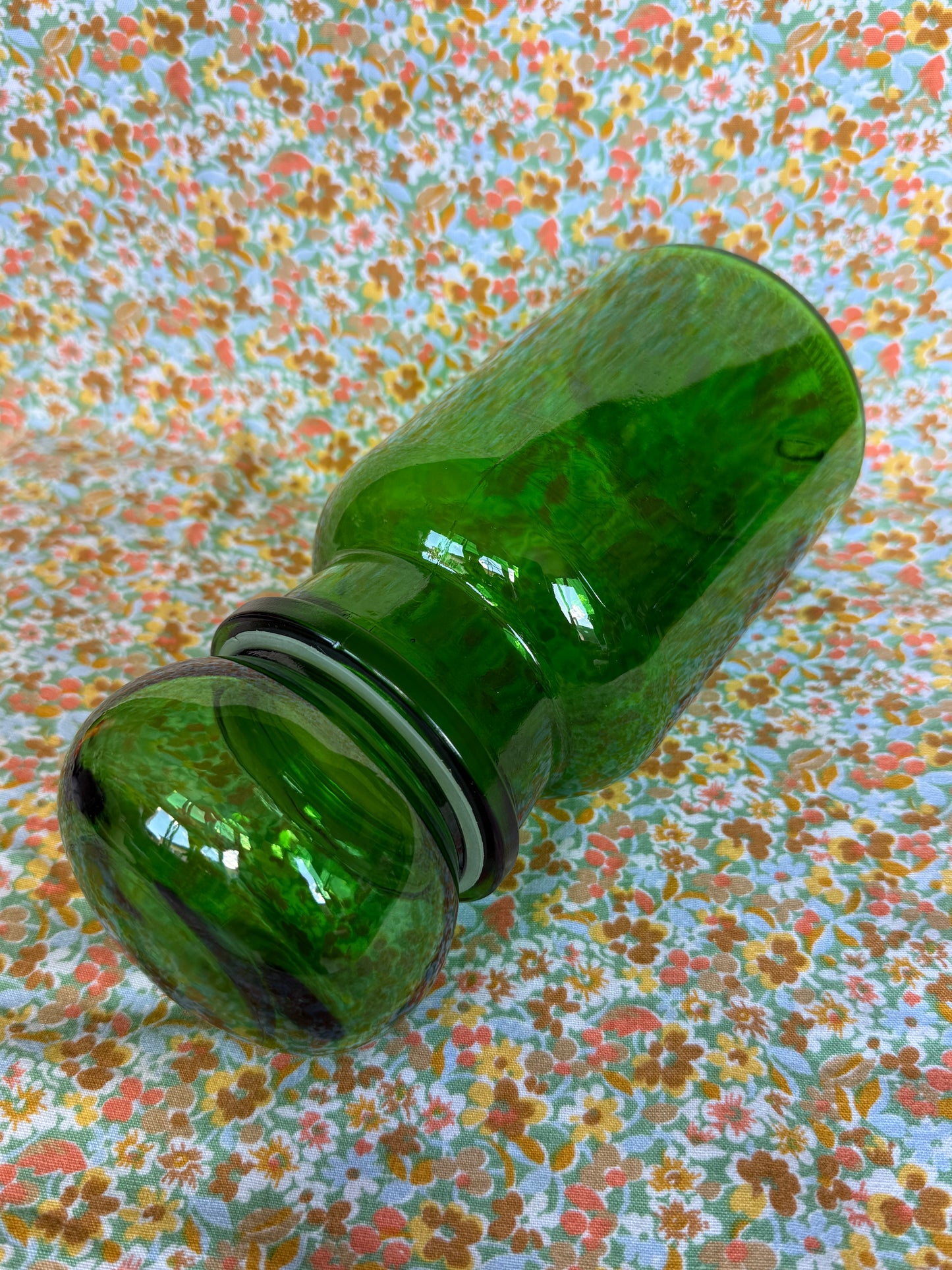 Bocal d’apothicaire vintage en verre Made in Belgium