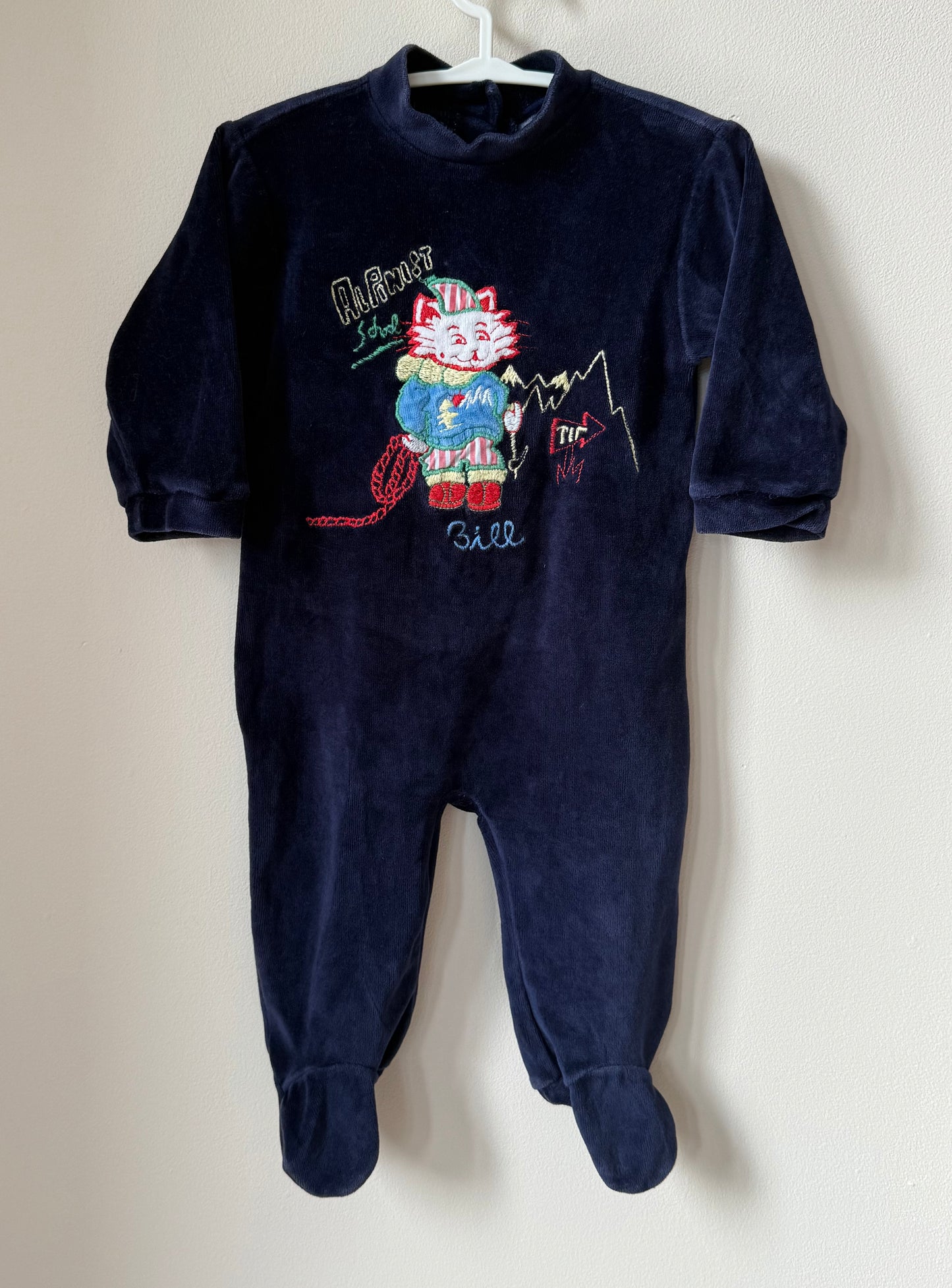 Pyjamas vintage une pièce marque Z T.6 mois