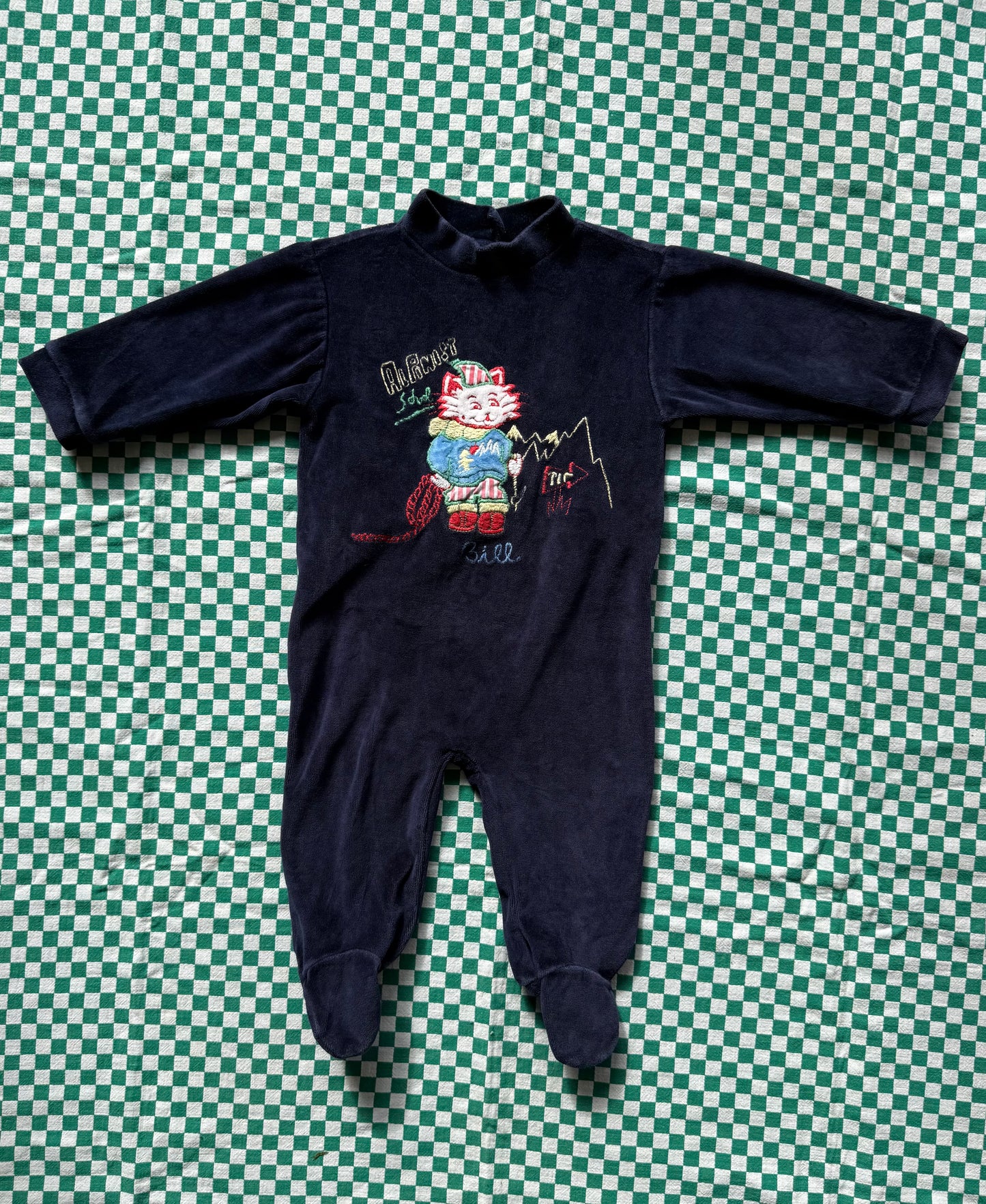 Pyjamas vintage une pièce marque Z T.6 mois