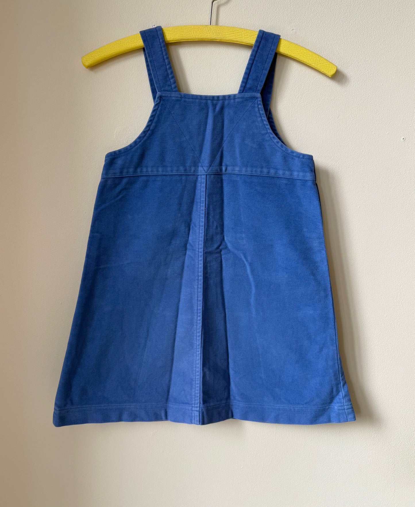 Robe salopette en velours bleu 2000 Du Pareil Au Même T.8 ans