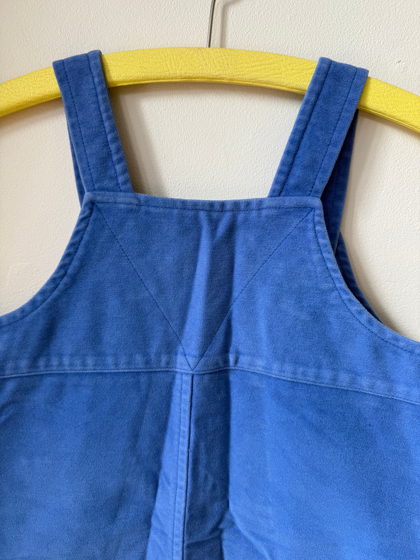 Robe salopette en velours bleu 2000 Du Pareil Au Même T.8 ans