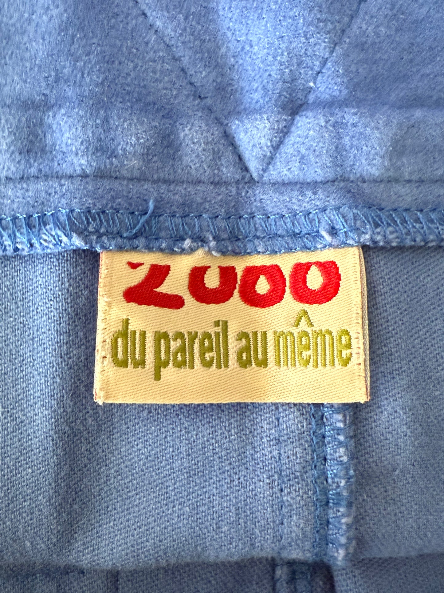 Robe salopette en velours bleu 2000 Du Pareil Au Même T.8 ans