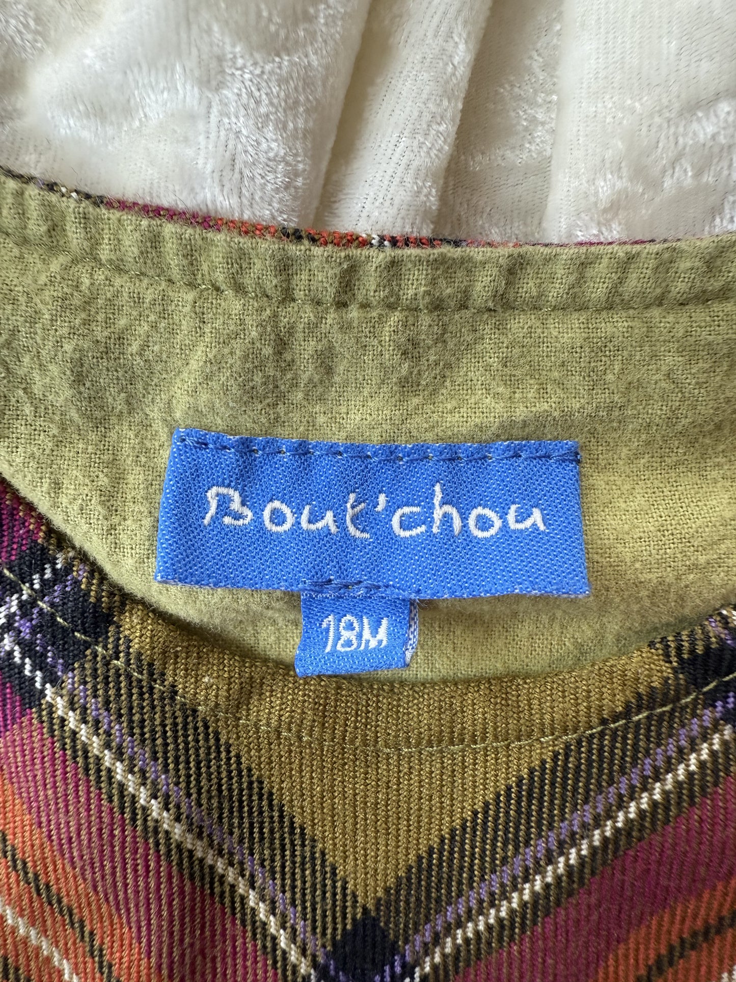 Robe motif tartan Bout'chou T.18 mois