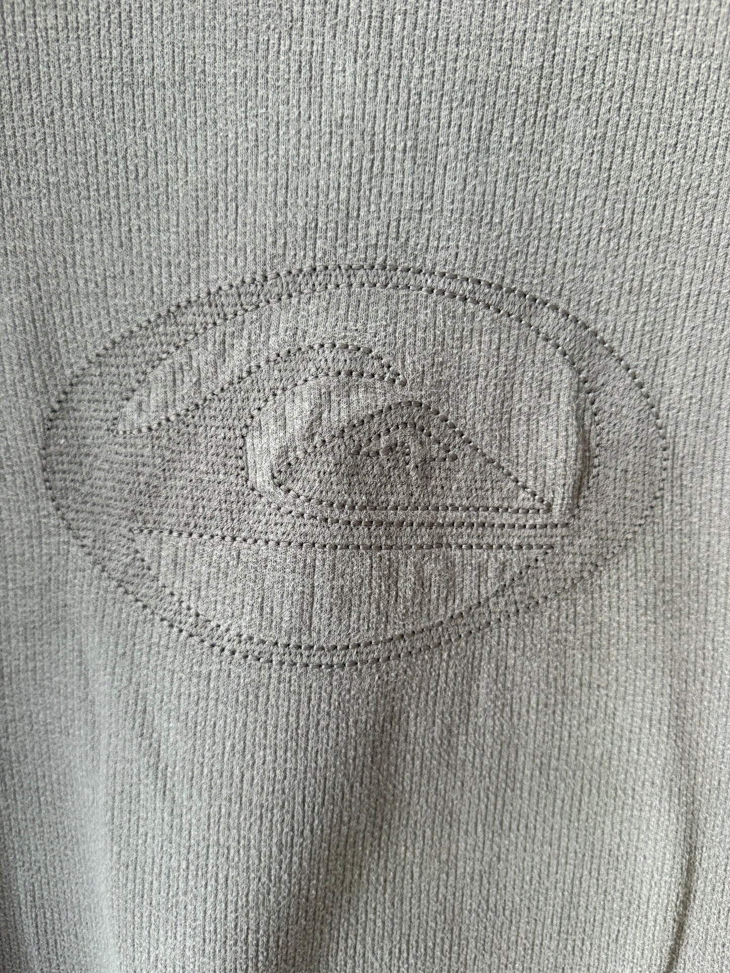 Pull gris Quiksilver avec logo dans le dos T.M