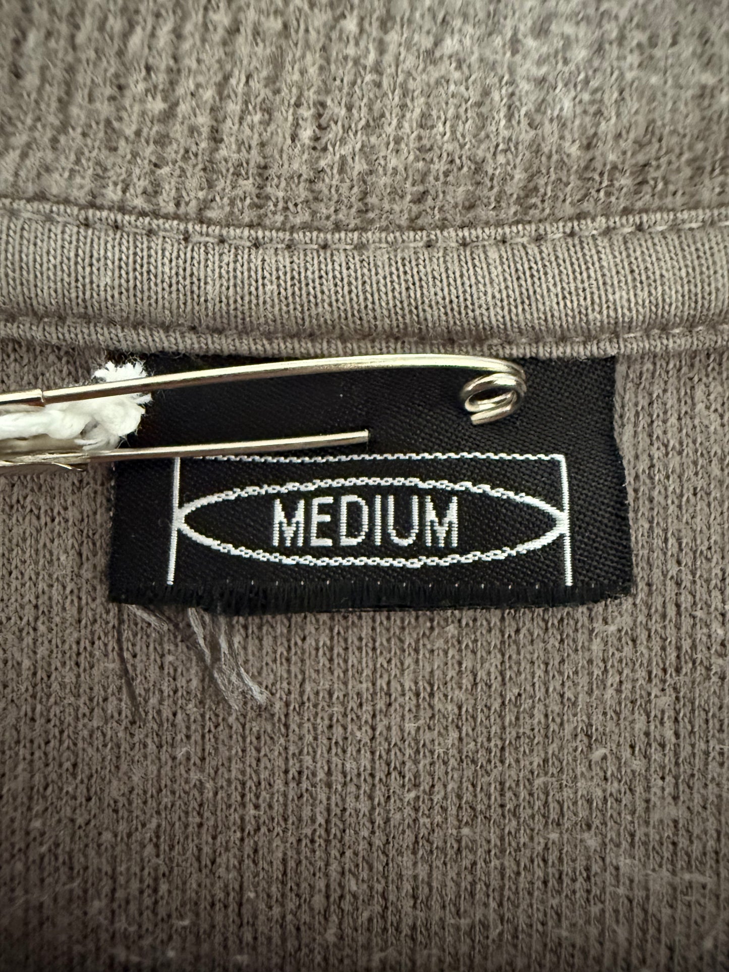 Pull gris Quiksilver avec logo dans le dos T.M