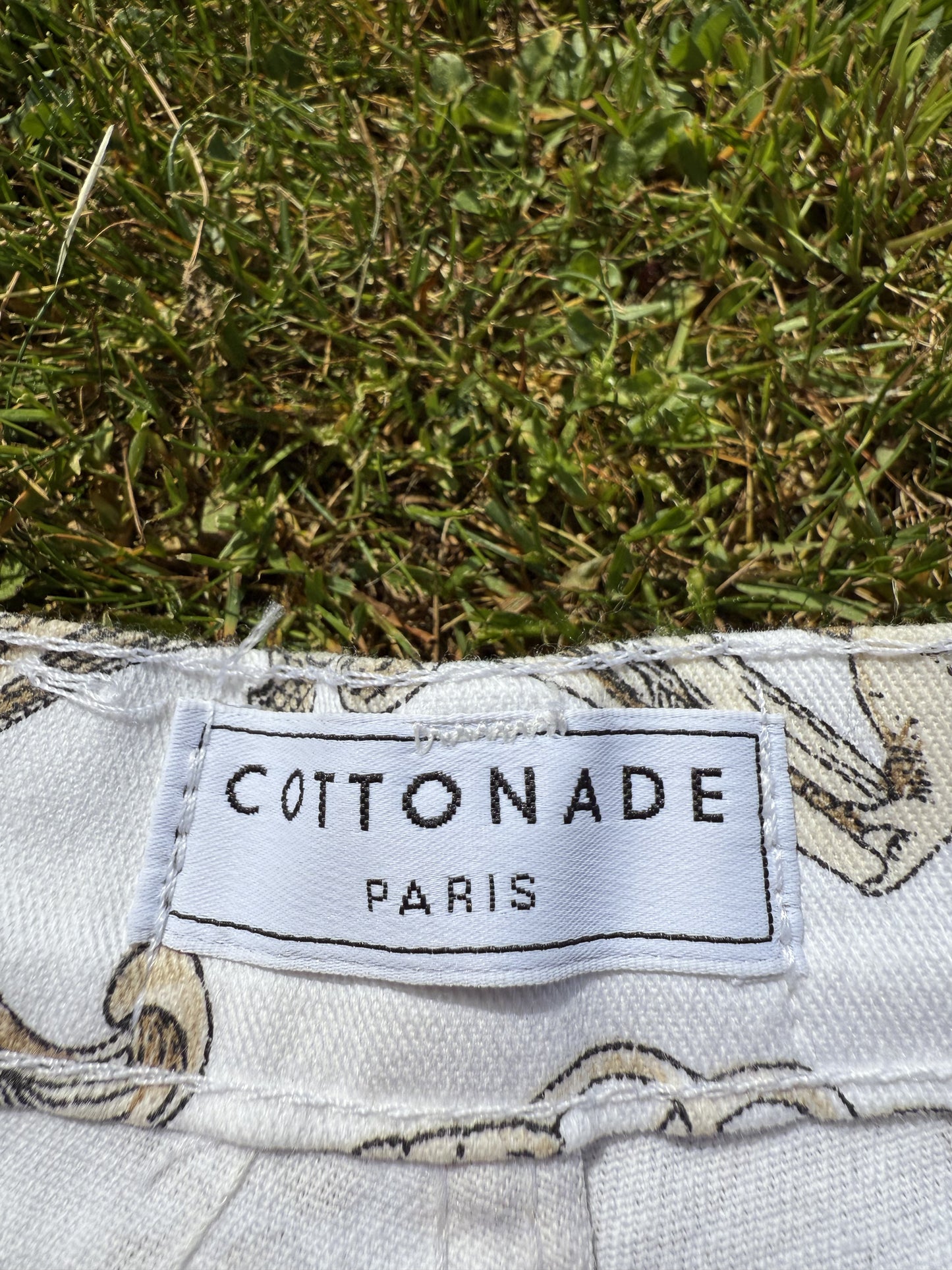 Jeans Cottonade Paris imprimés anges T.42