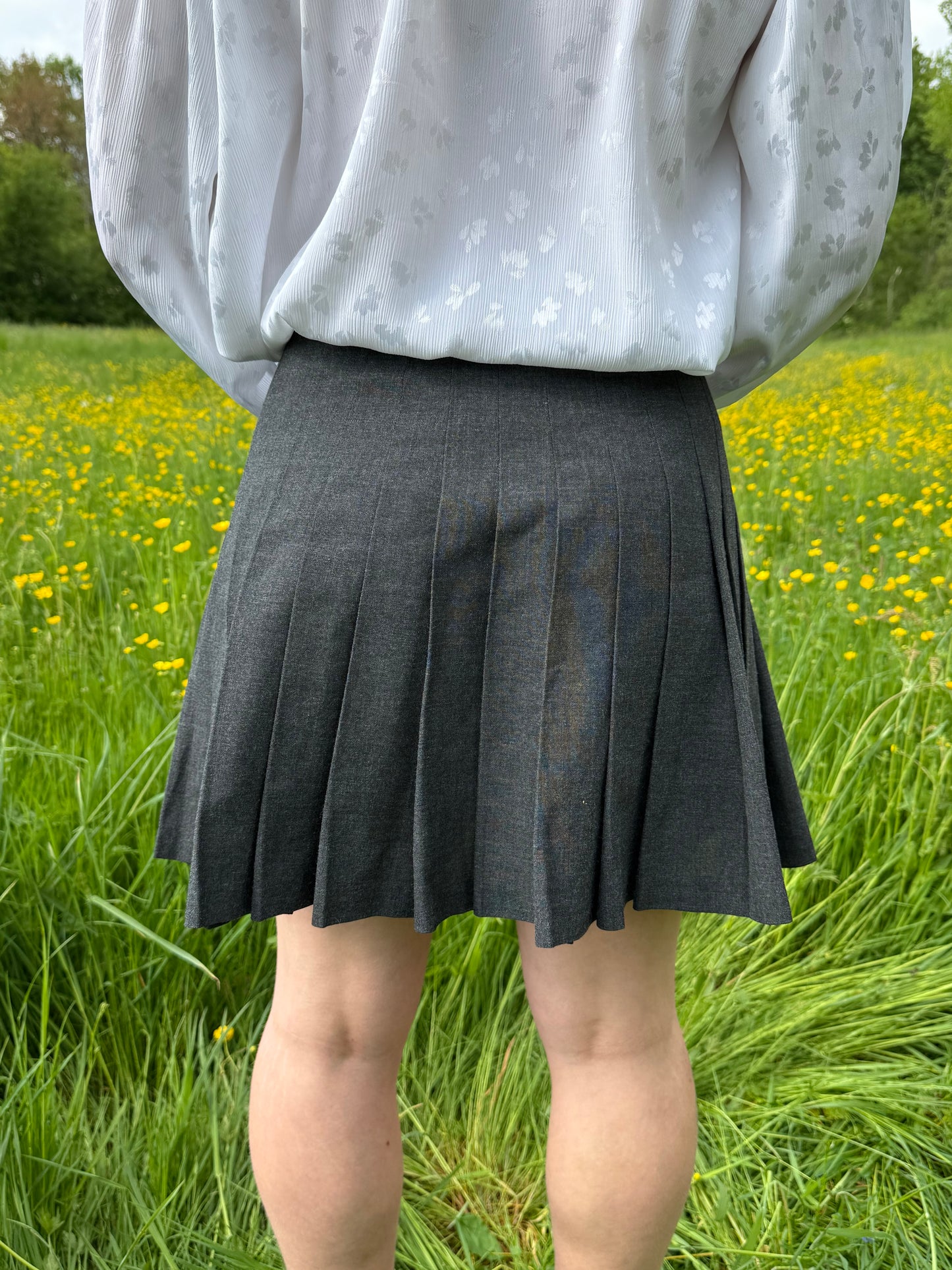 Jupe plissée portefeuille vintage Nelson Girls Collection T.32-34