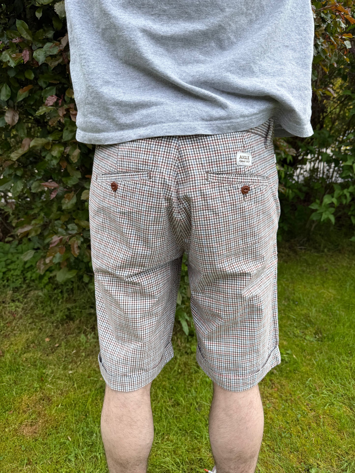 Short Aigle à carreaux T.M / 40