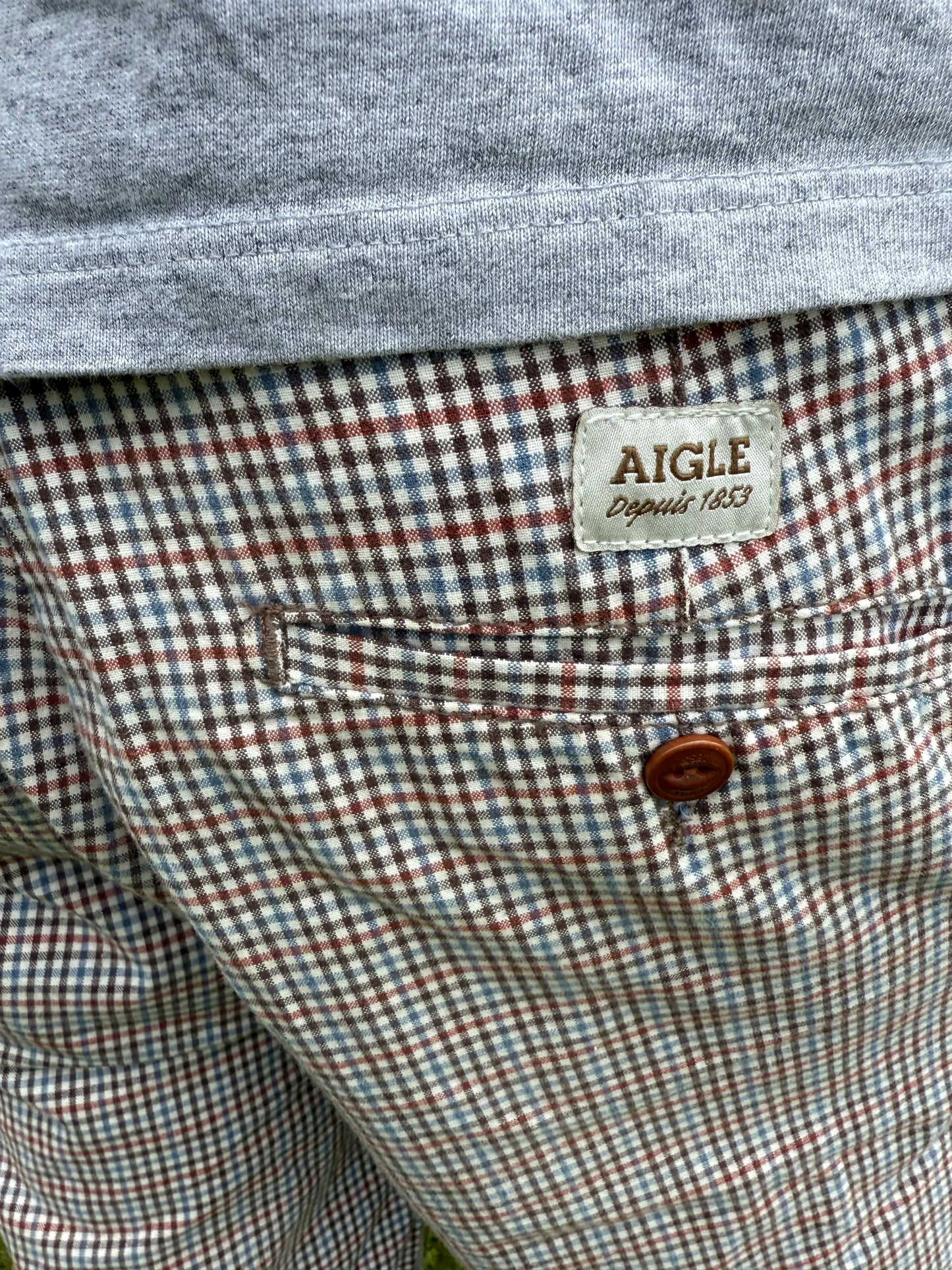 Short Aigle à carreaux T.M / 40