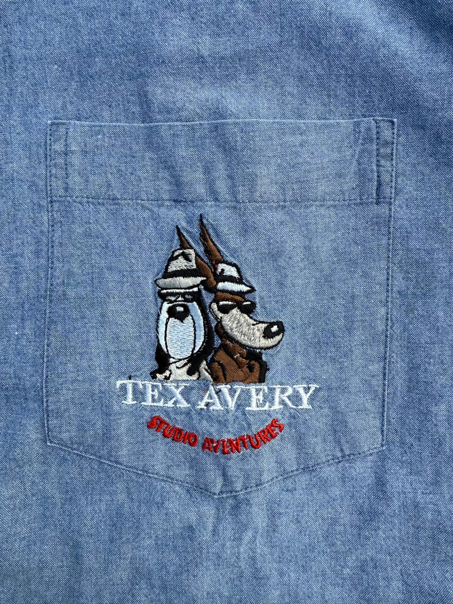 Chemise à manches longues Tex Avery Studio Aventures 1995 T.XL