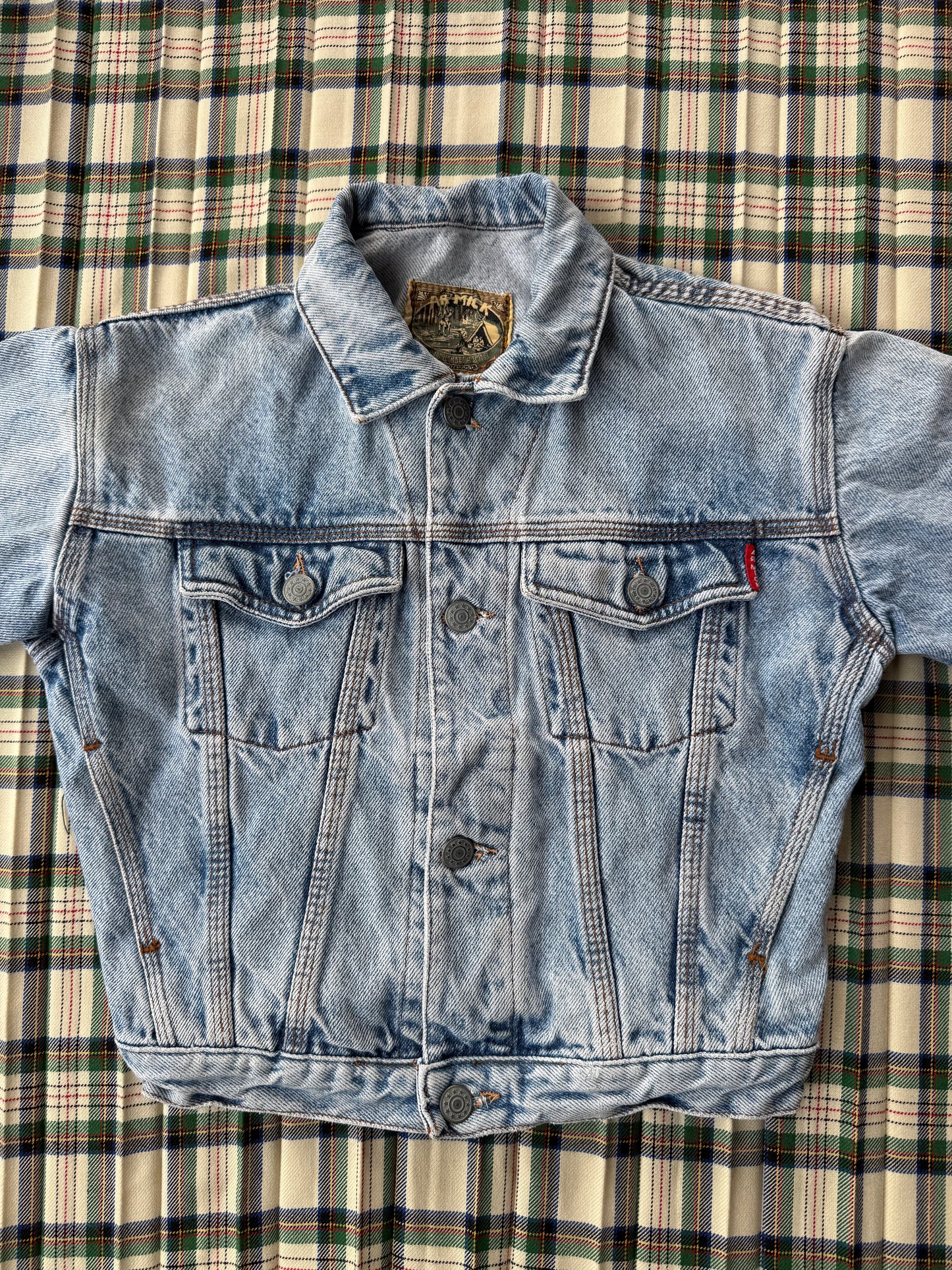 Veste en jeans claire AR'MICK vintage T.6 ans