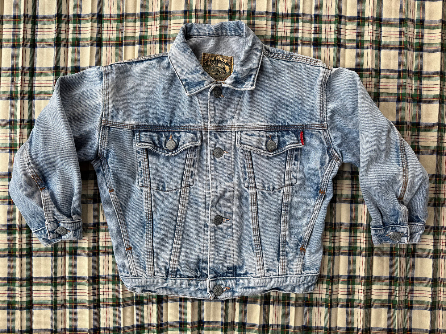 Veste en jeans claire AR'MICK vintage T.6 ans