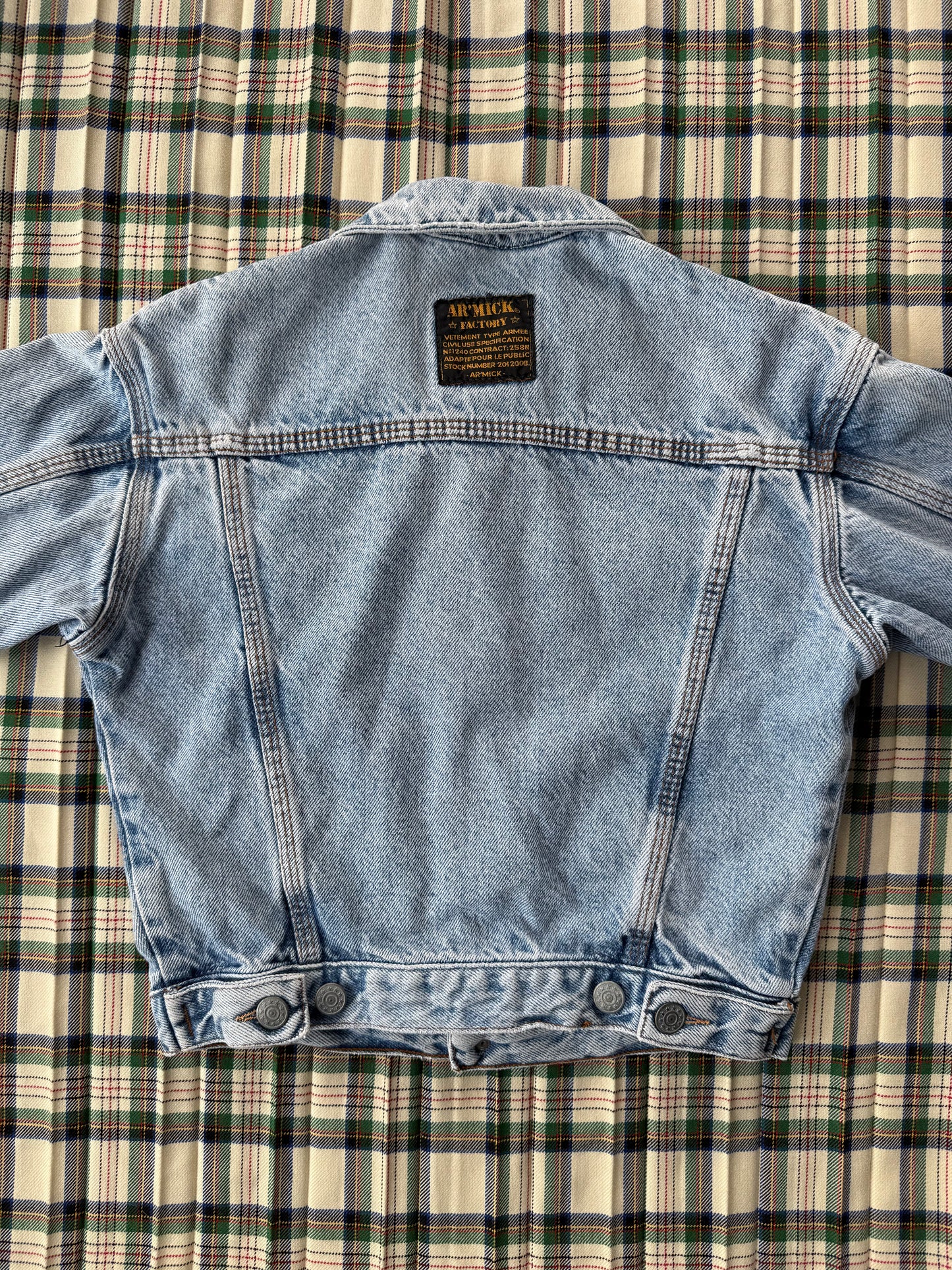 Veste en jeans claire AR'MICK vintage T.6 ans