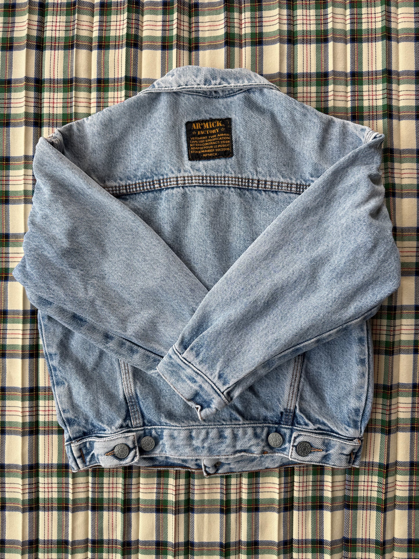 Veste en jeans claire AR'MICK vintage T.6 ans