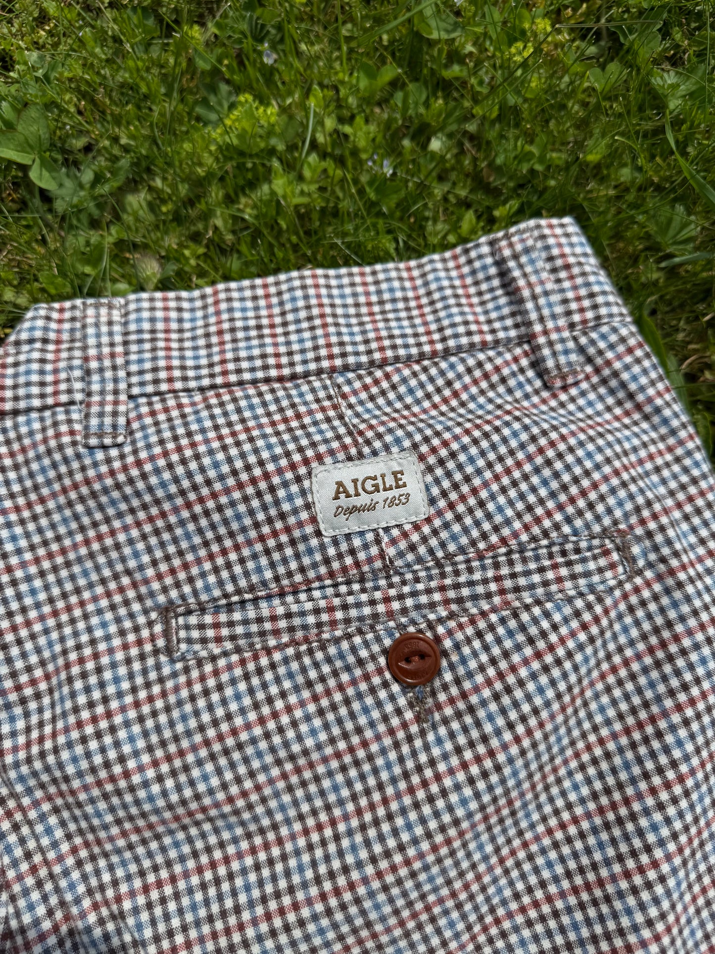 Short Aigle à carreaux T.M / 40