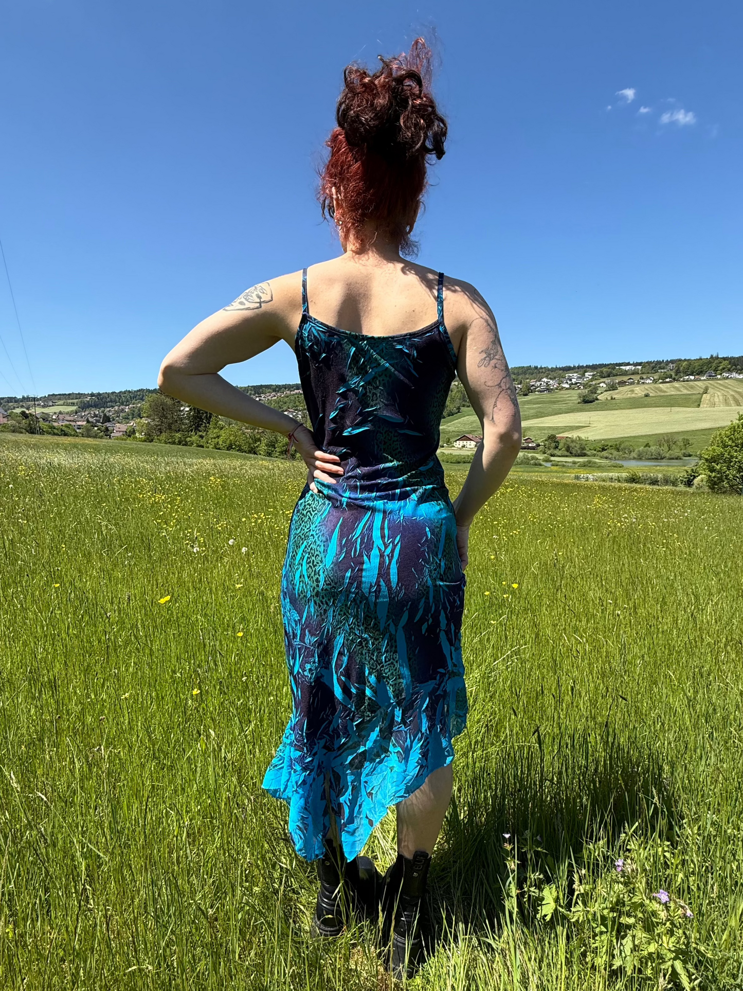 Robe longue motif jungle de nuit Grifflin T.S-M