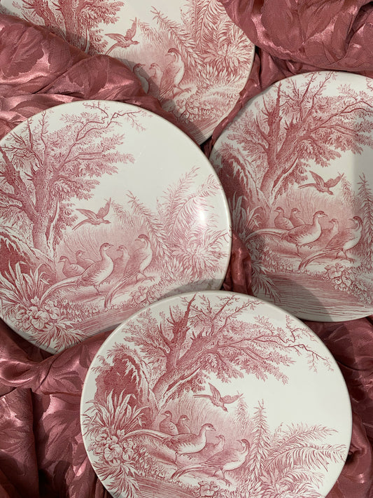 Six assiettes Sarreguemines Sylvia U & Cie