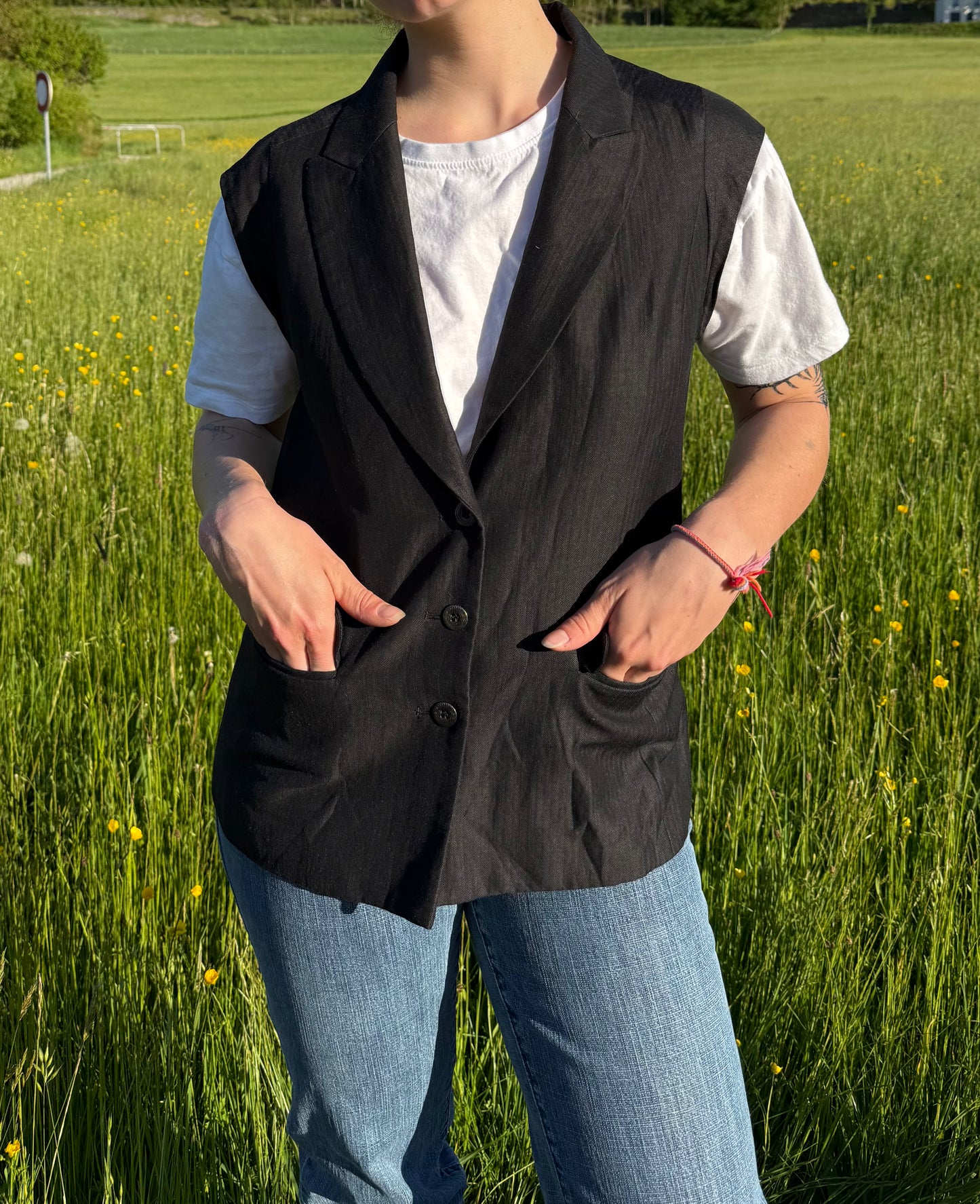 Gilet de tailleur sans manche Maje T.M