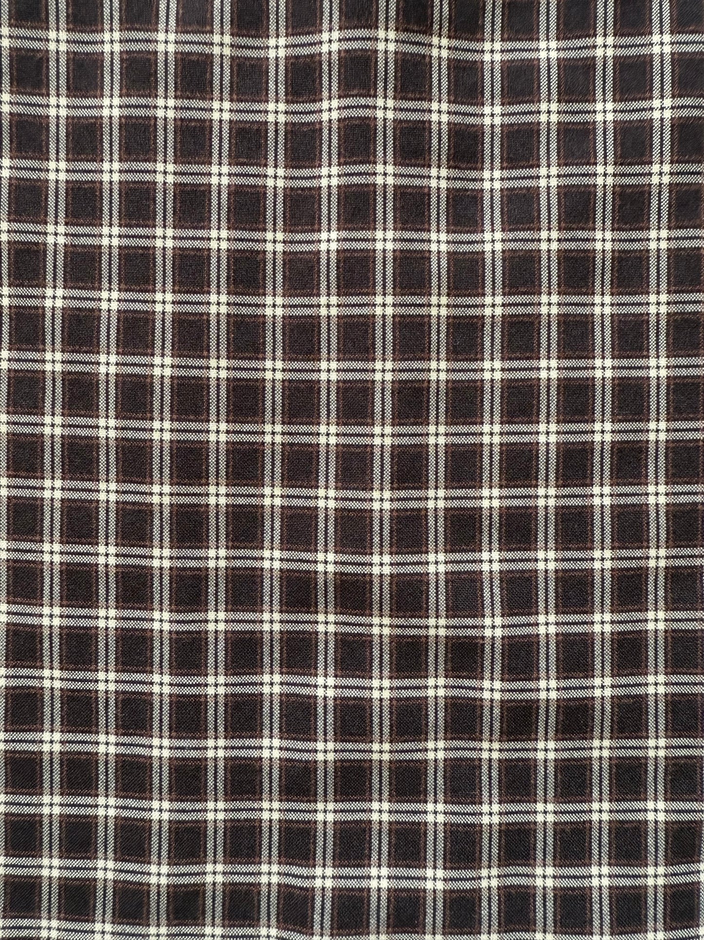 Jupe droite à carreaux Canda T.34-36