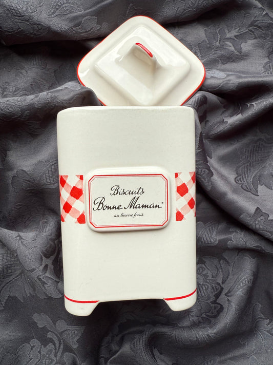 Boîte à biscuits en céramique Bonne Maman