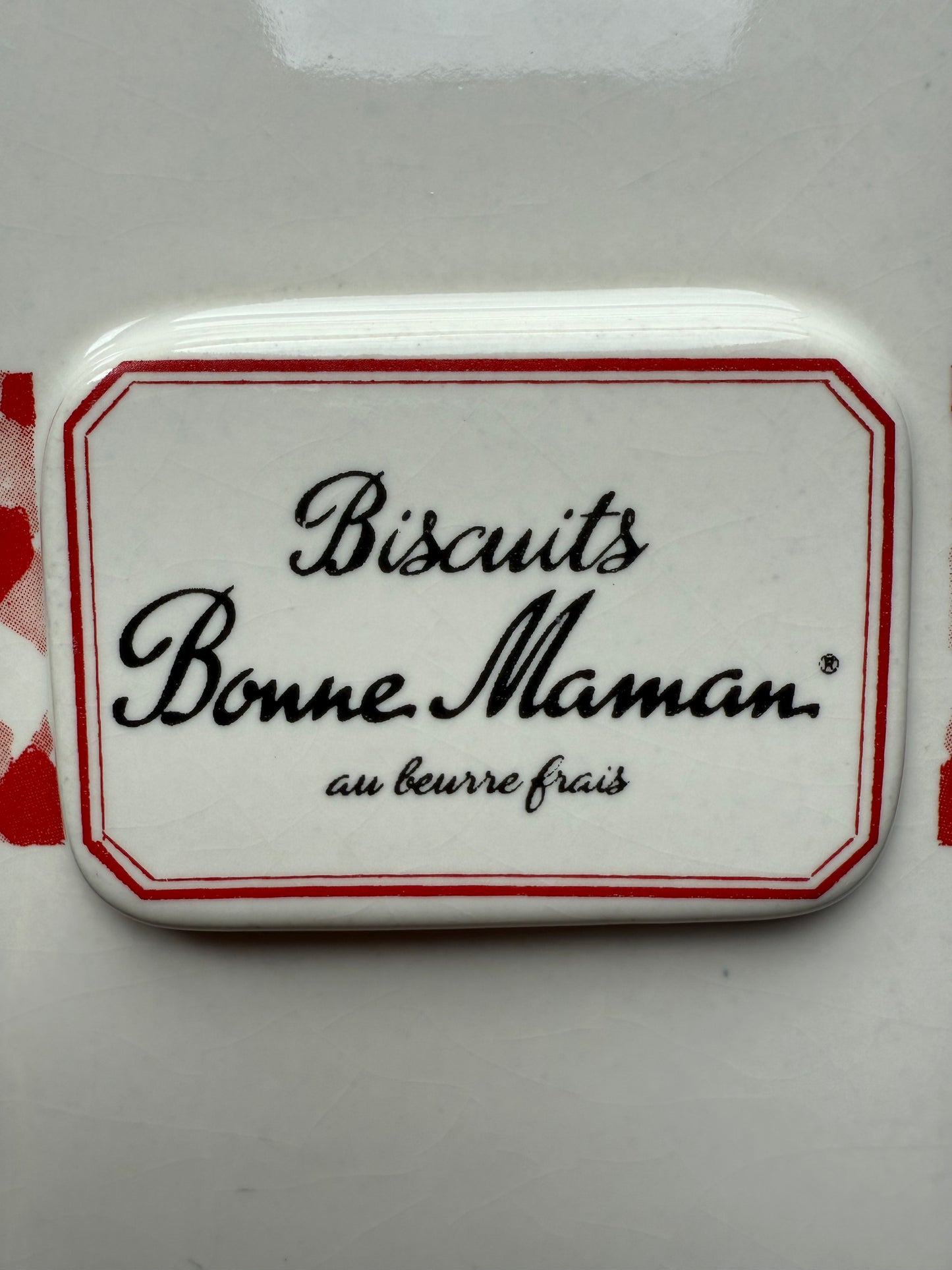 Boîte à biscuits en céramique Bonne Maman