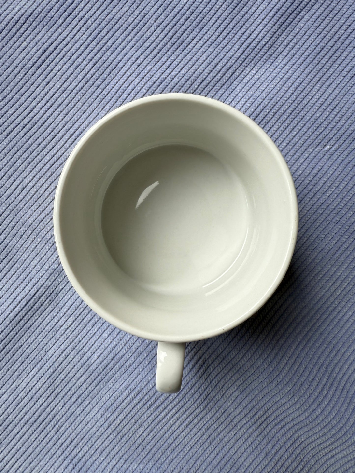 Quatre tasses vintage avec citrons en porcelaine