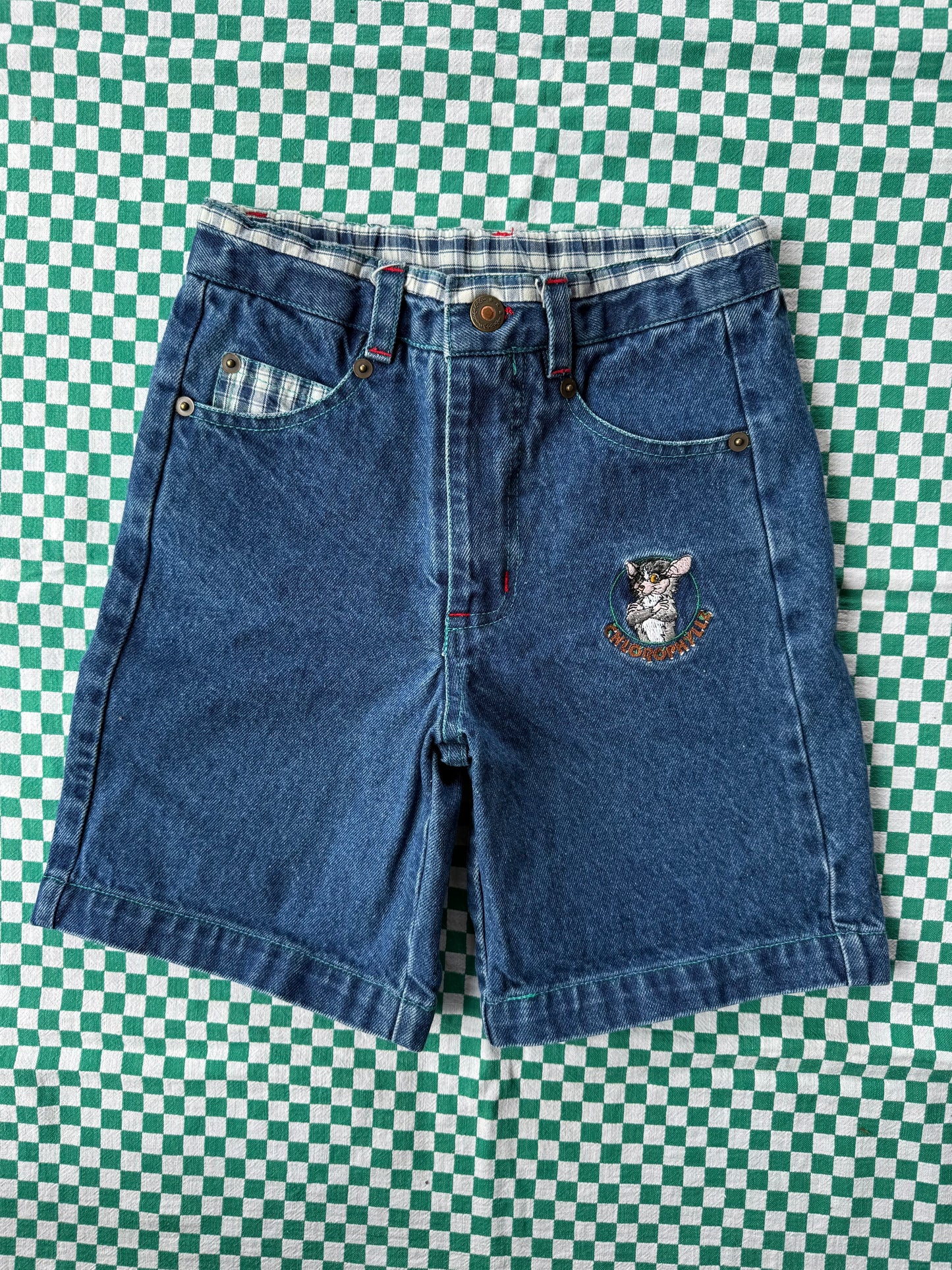 Ensemble veste sans manche & short en jeans – Collection Les Enquêtes de Chlorophylle T.6-8 ans
