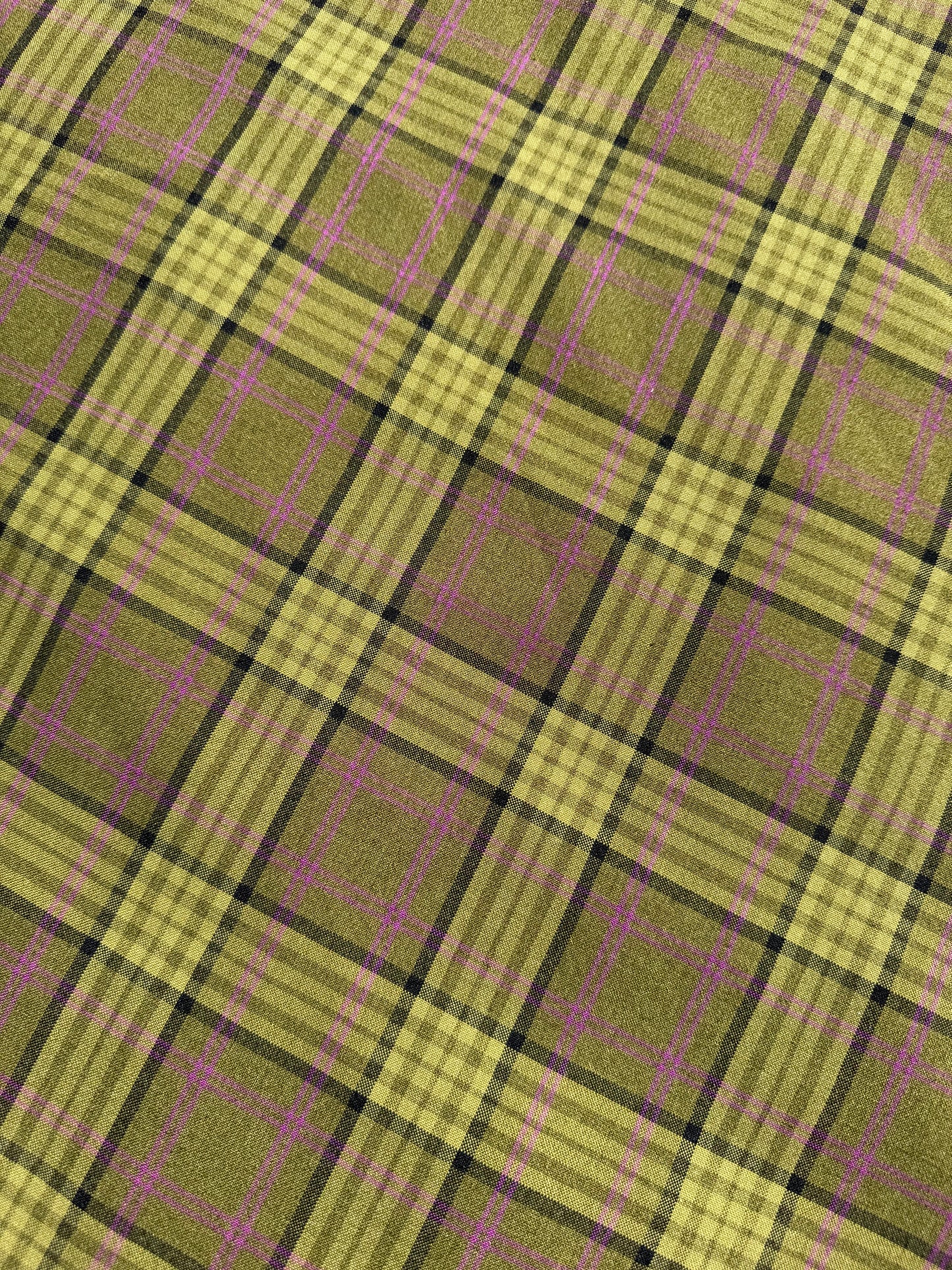 Jupe longue vintage à carreaux / tartan T.34-36-38-40