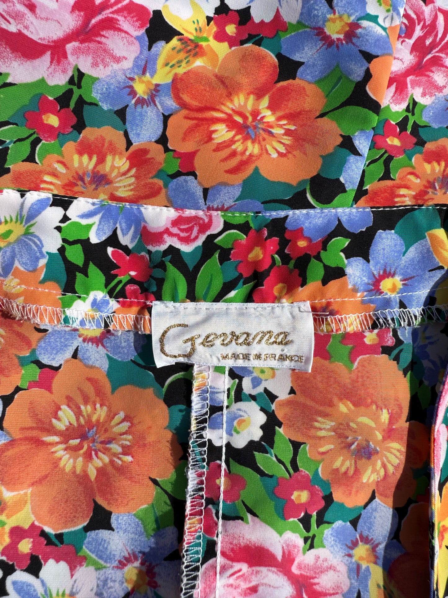 Chemisier fleuri & coloré Gevana T.S-M-L