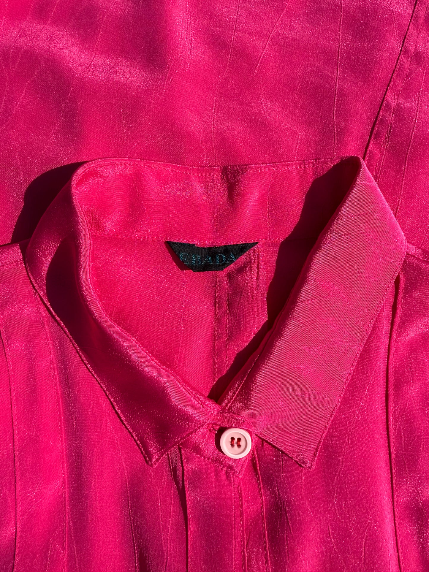 Chemise rose fushia T.M-L-XL