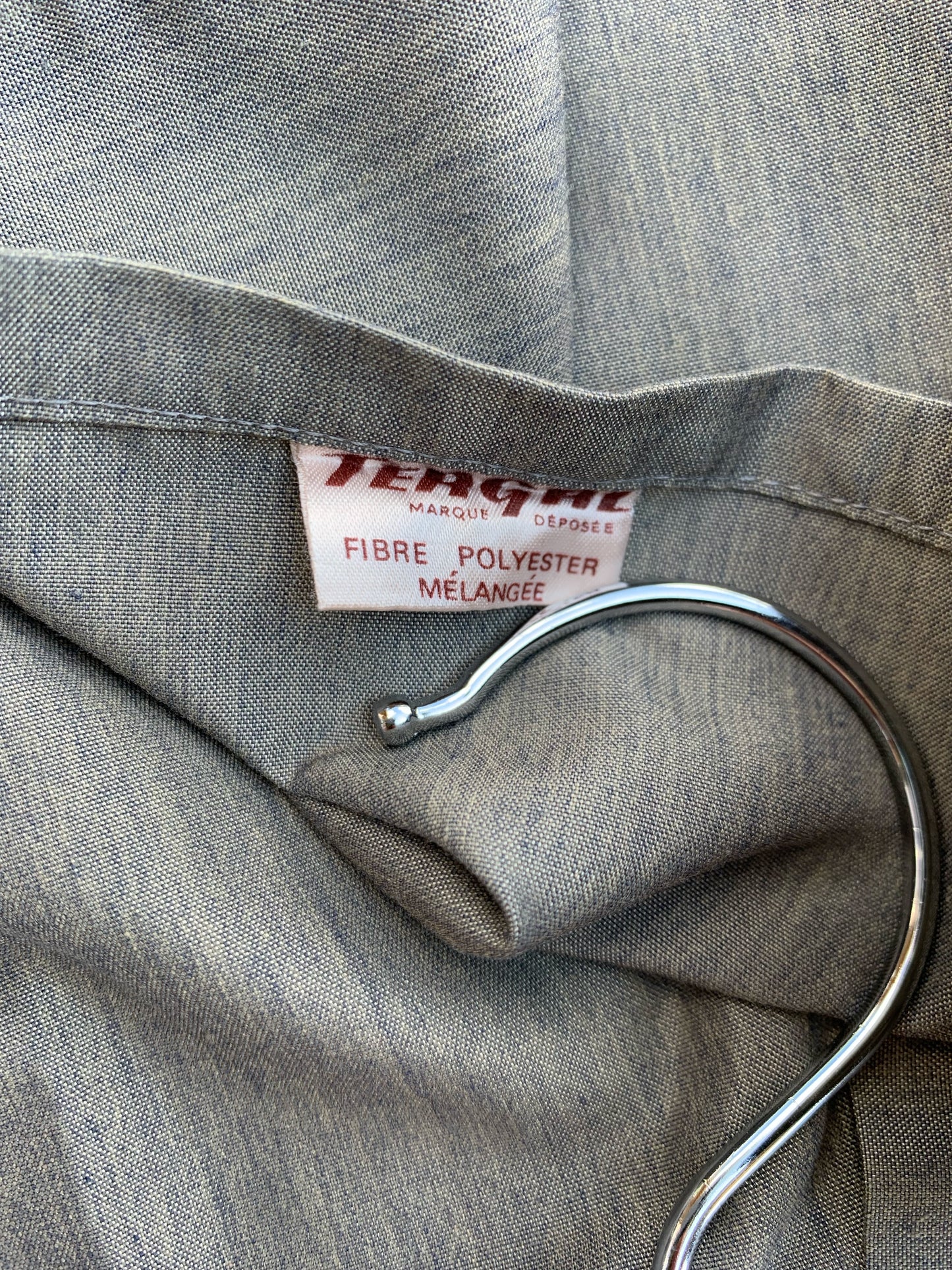 Chemise grise tergal