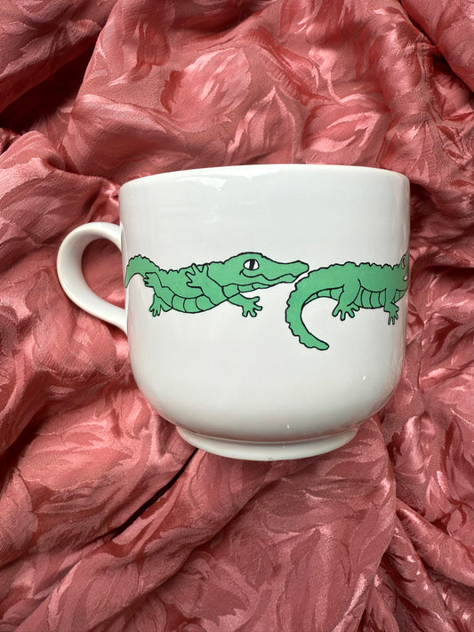 Mug / tasse crocodiles Coloroll Kilncraft England