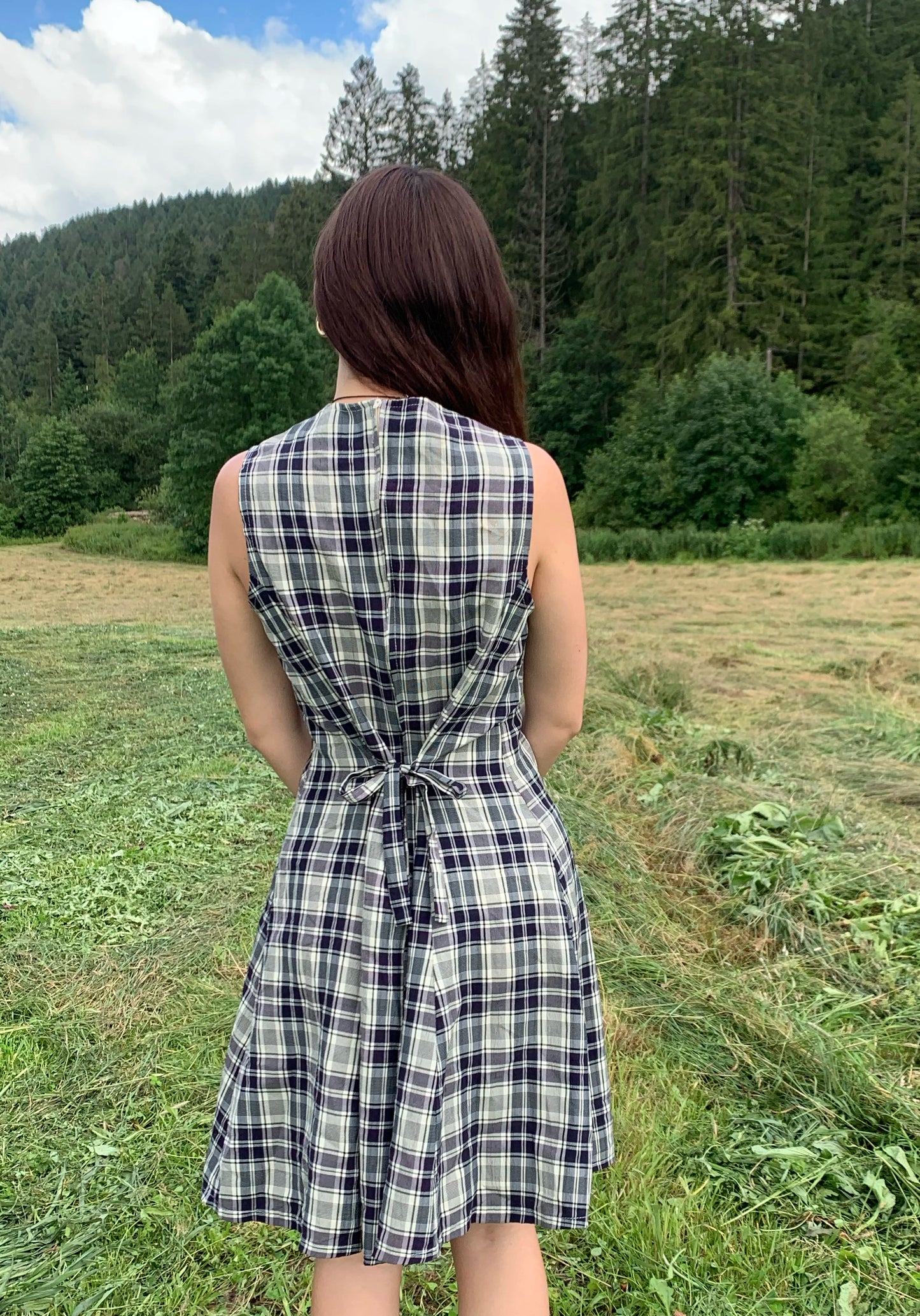 Robe à carreaux vintage T.1 (M)