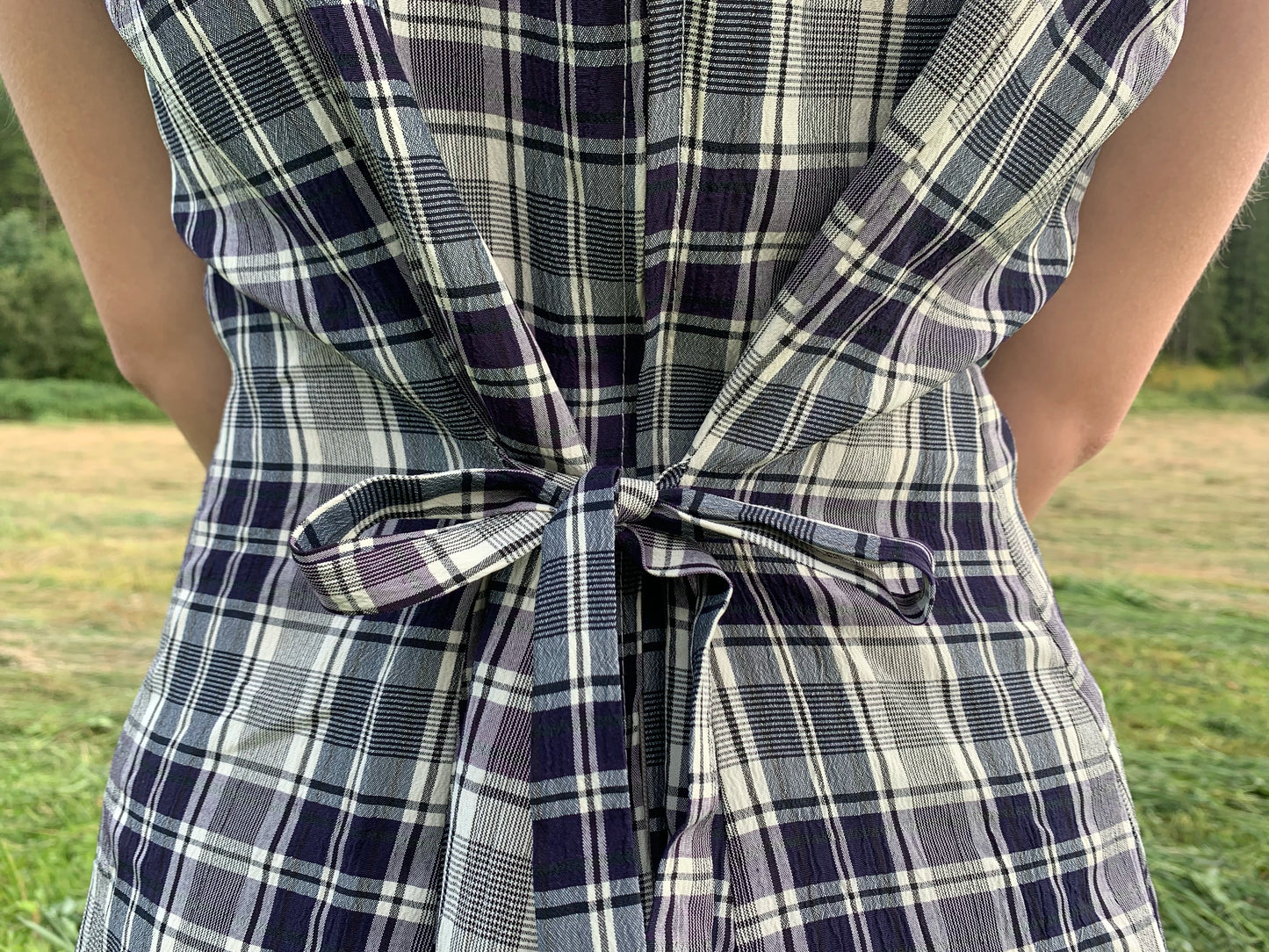 Robe à carreaux vintage T.1 (M)