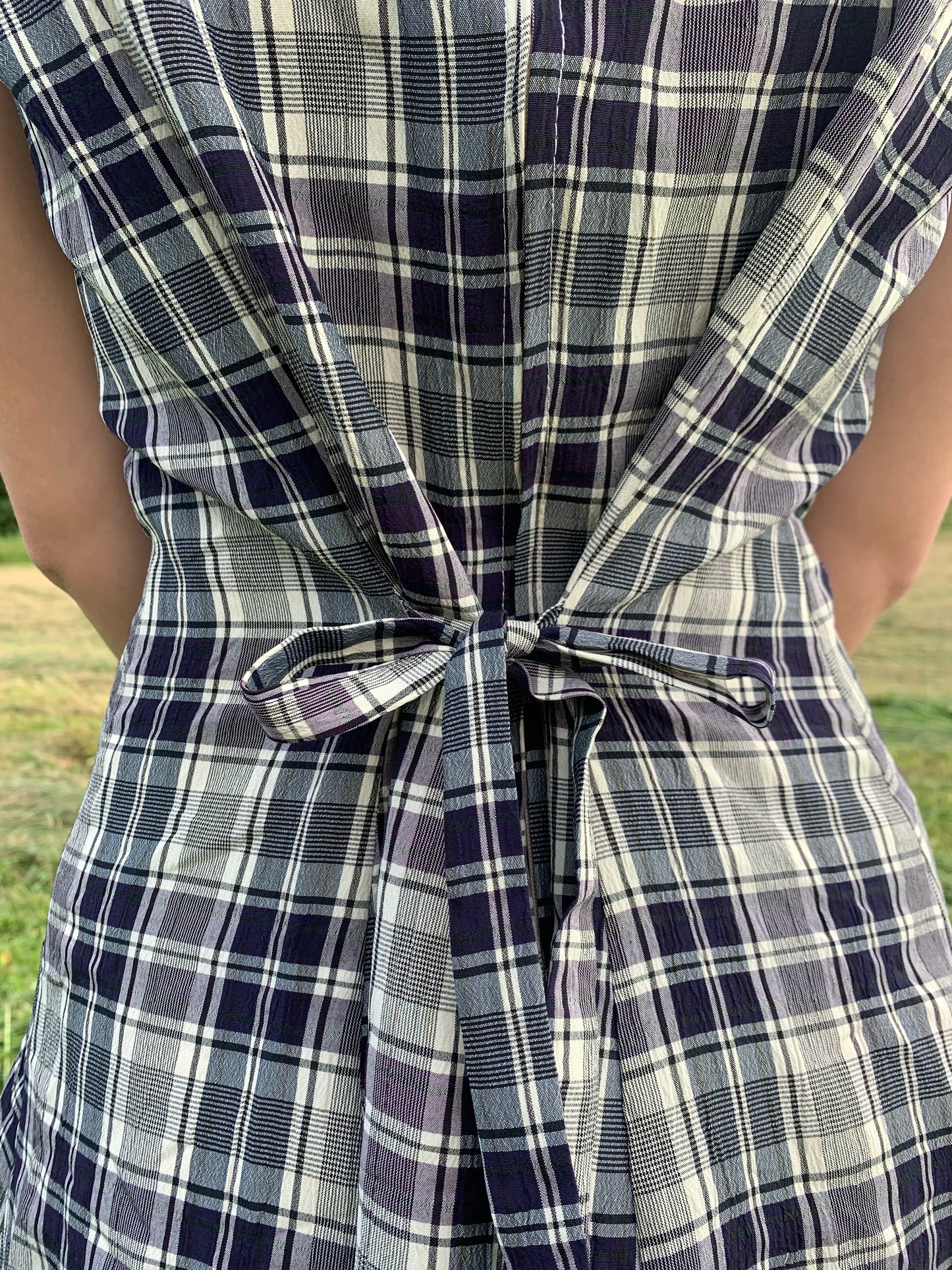 Robe à carreaux vintage T.1 (M)