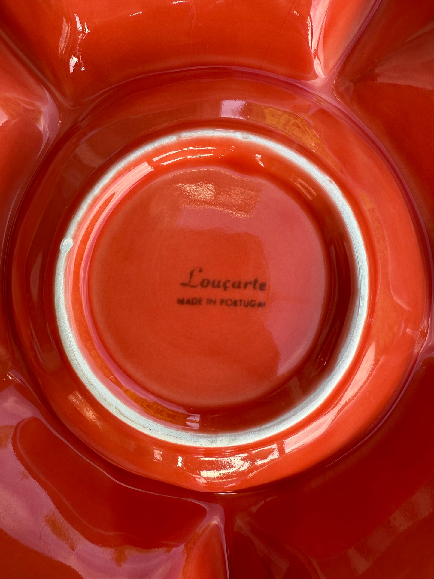 Grand plat à apéro compartimenté Louçarte made in Portugal en céramique
